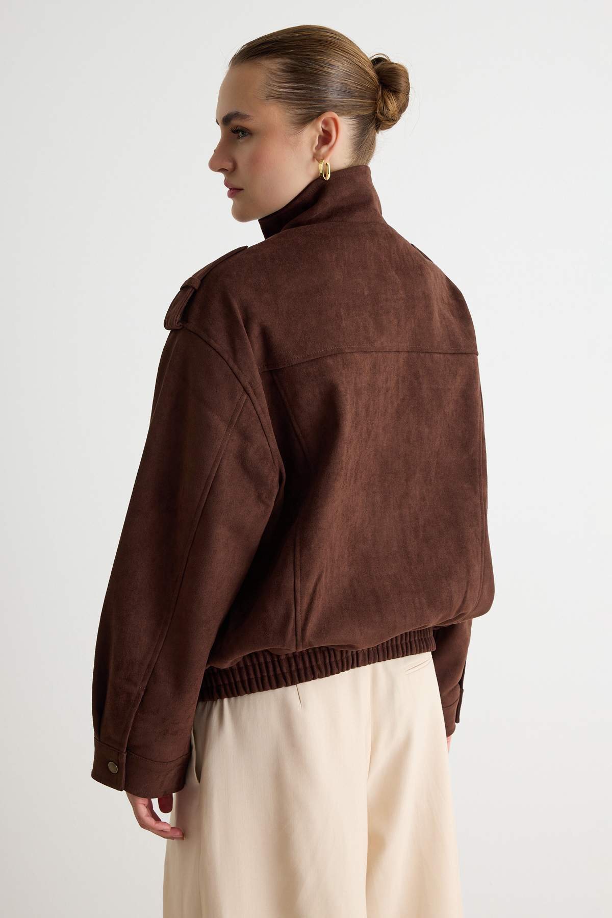 trendyolmilla-womens-brown-plain-oversize-win