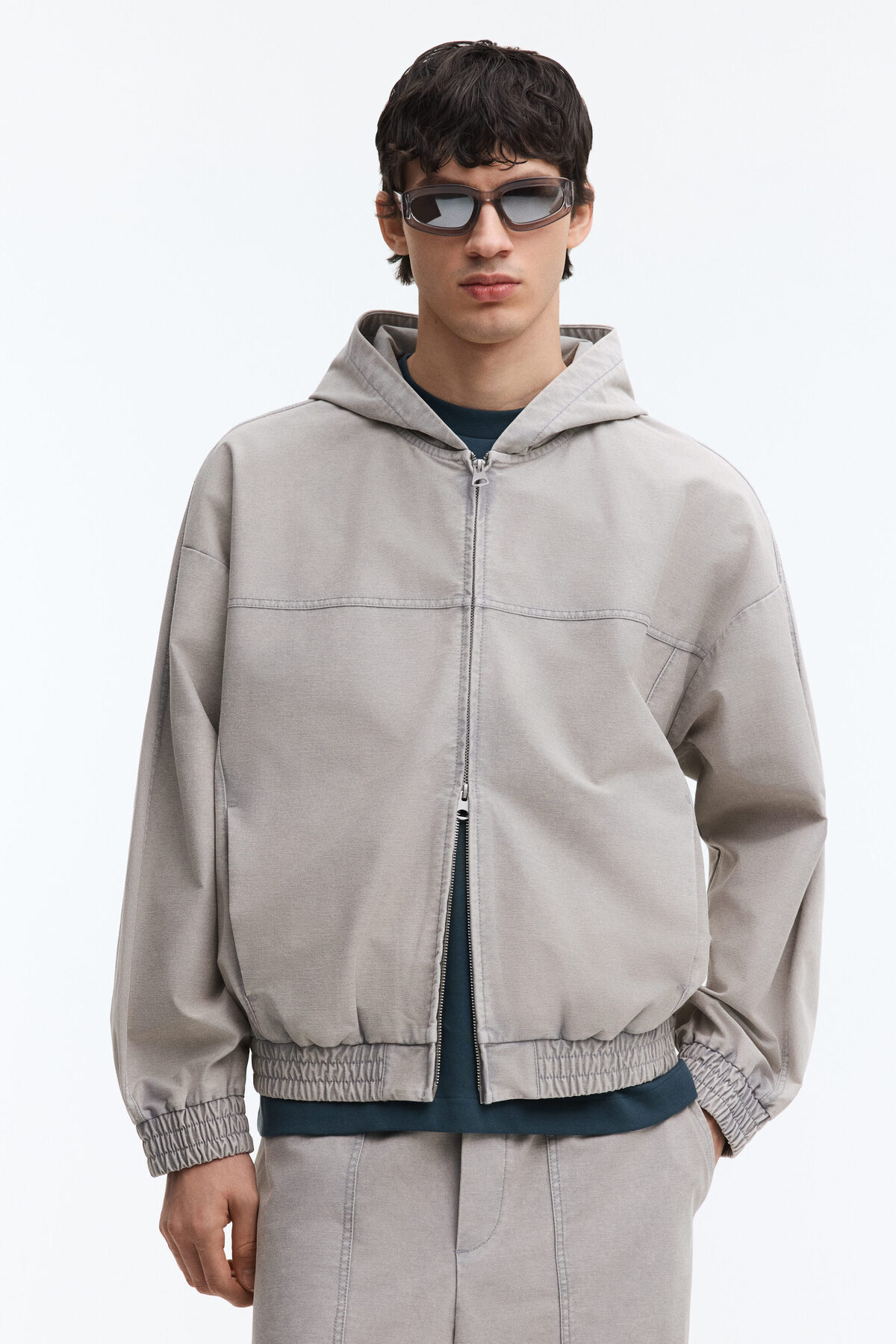 ژاکت کلاه دار اچ اند ام کت H&M