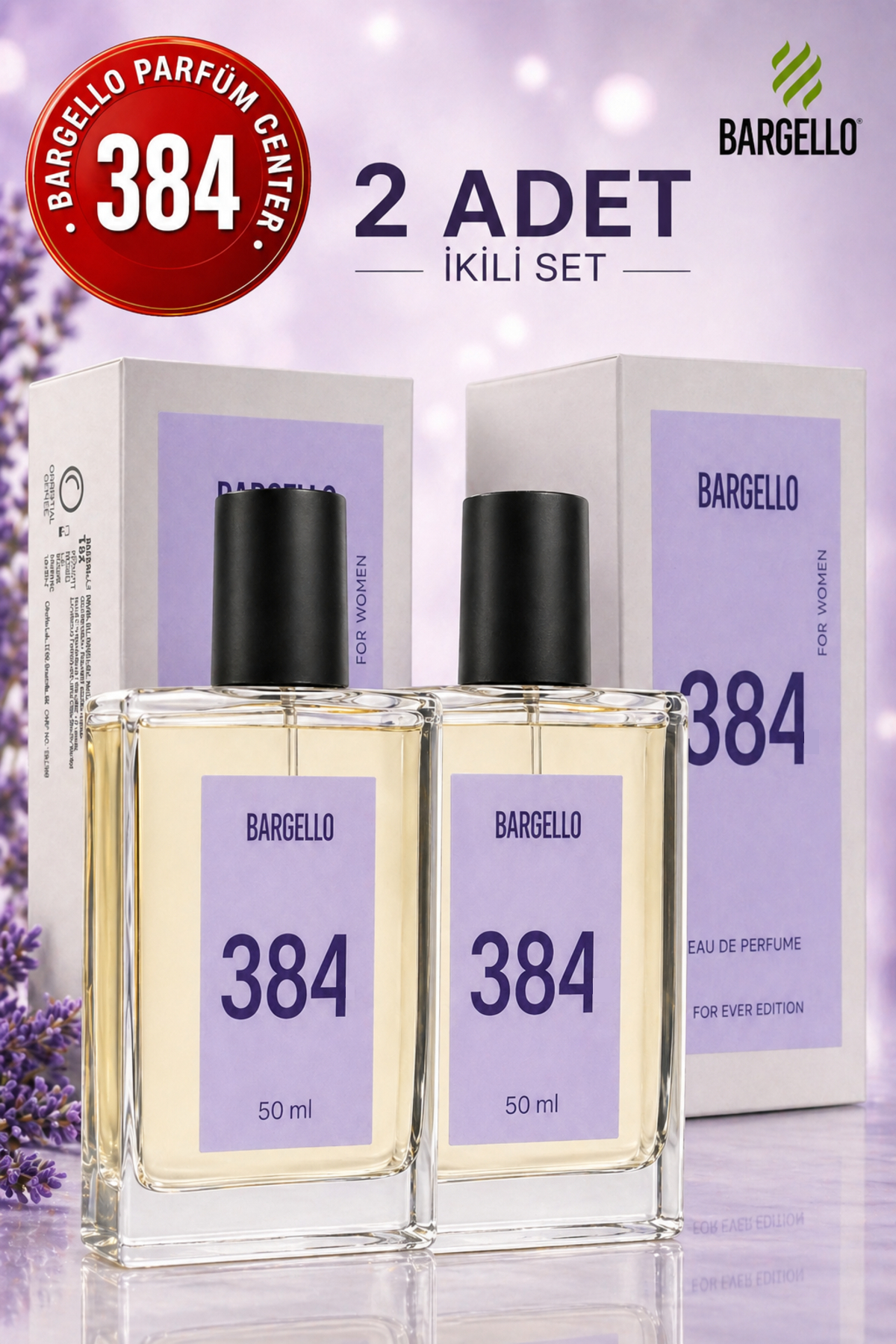 Bargello 384x2(2 ADET) Kadın Parfüm Floral 50 ml Edp - Fiyatı, Yorumları