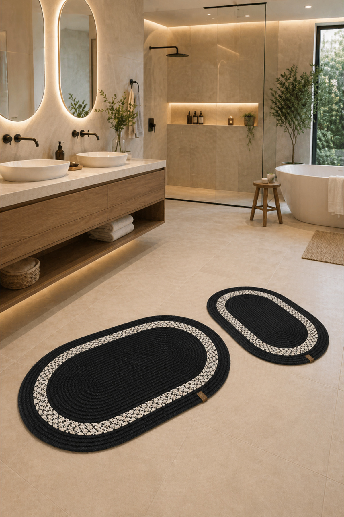 DOĞAL JÜT İP ÖRME BANYO PASPASI
