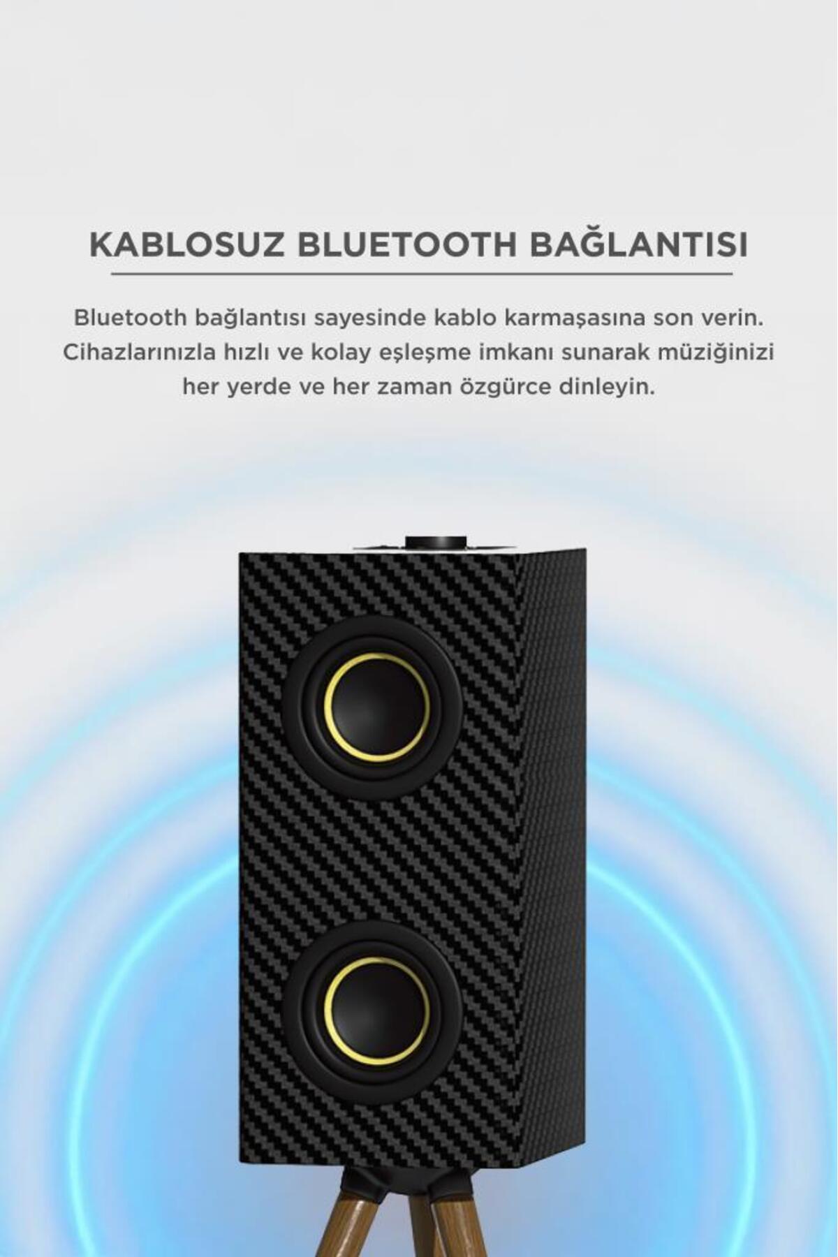 Torima Kablosuz Hoparlör 24W 3000mAh Taşınabilir Ayaklı Speaker