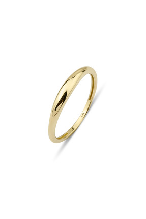 DesignbyKairos 14 Ayar Altın Minimalist Dome Yüzük