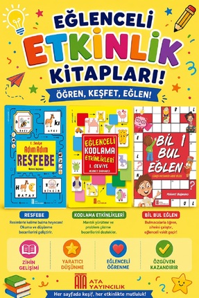 Ata Yayıncılık Ata 1.Sınıf Kodlama + Resfebe + Bil Bul Eğlen