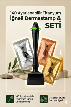 ELAMOUR 140 Titanyum İğneli Ayarlanabilir İğne Ölçülü (0.25-3.0mm) - Serum He...