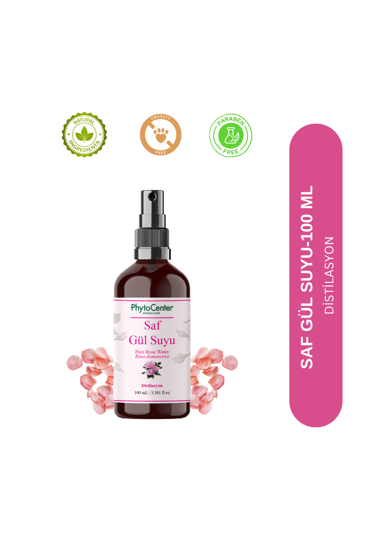 Doğal Saf Gül Suyu 100 ML — 280441 — تصویر 2 از 3