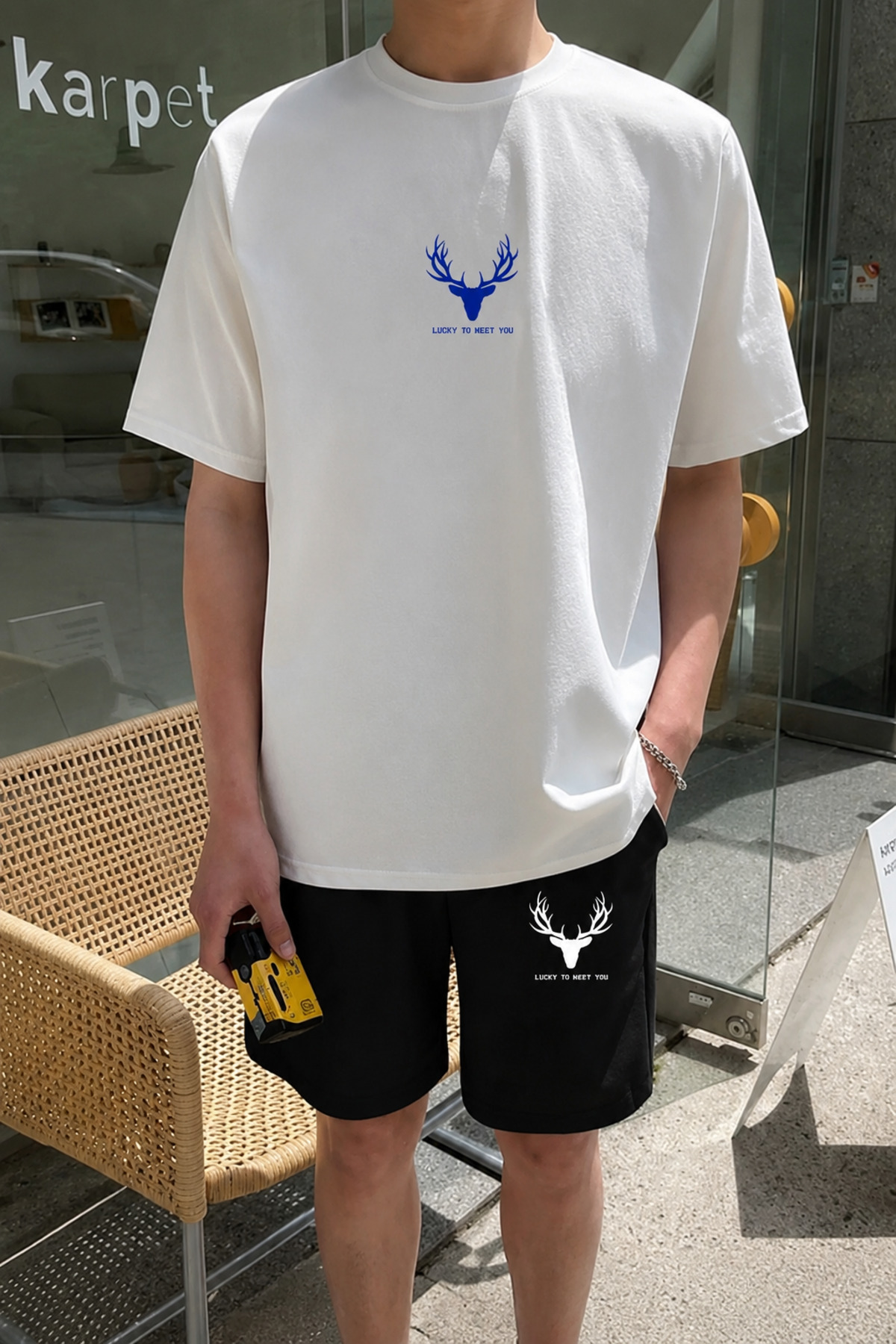 BOTTOM/TOP T-SHIRT AND SHORTS SET CODE ALT166