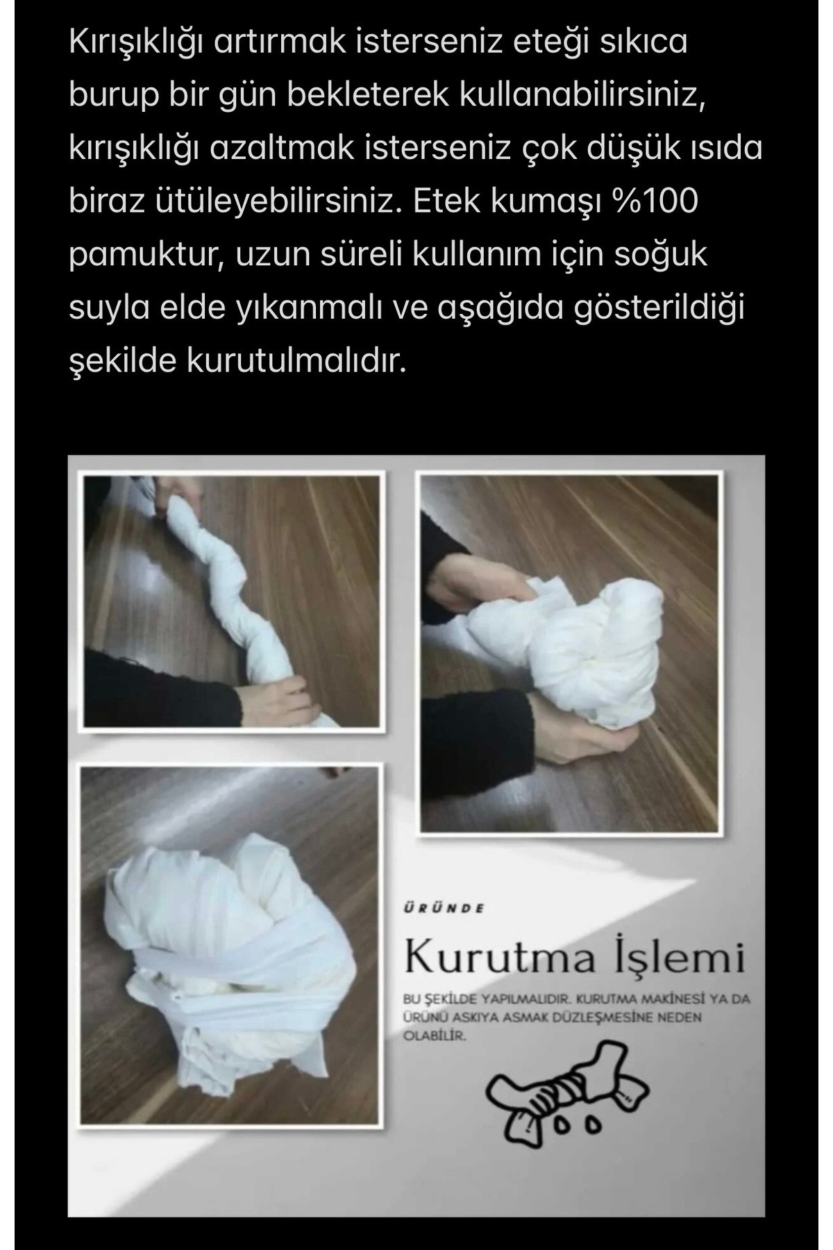 Kahra Collection Acı Kahve Vual Kumaş Kırışık Uzun Astarlı Crush Etek görsel 2