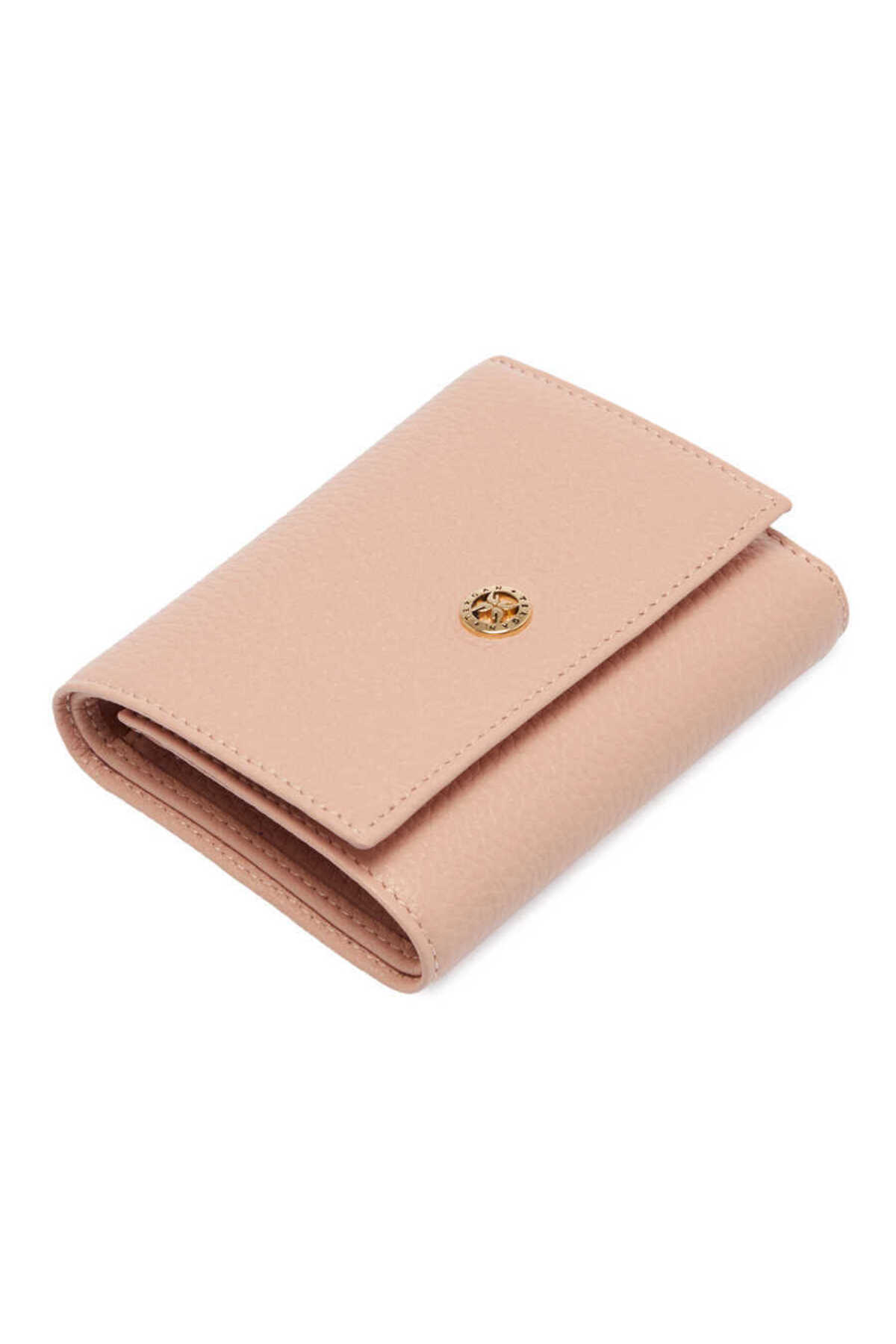 Powder Genuine Leather Women Wallet-S1CB00005633-S94