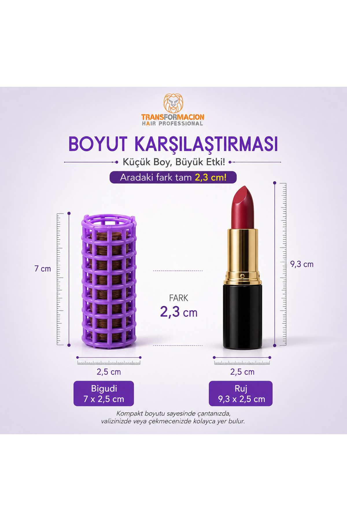 Transformacion Kafes Gece Bigudisi Isısız Saç Şekillendirme Doğal Bukle Bigudisi 20 Adet 720025 görsel 2