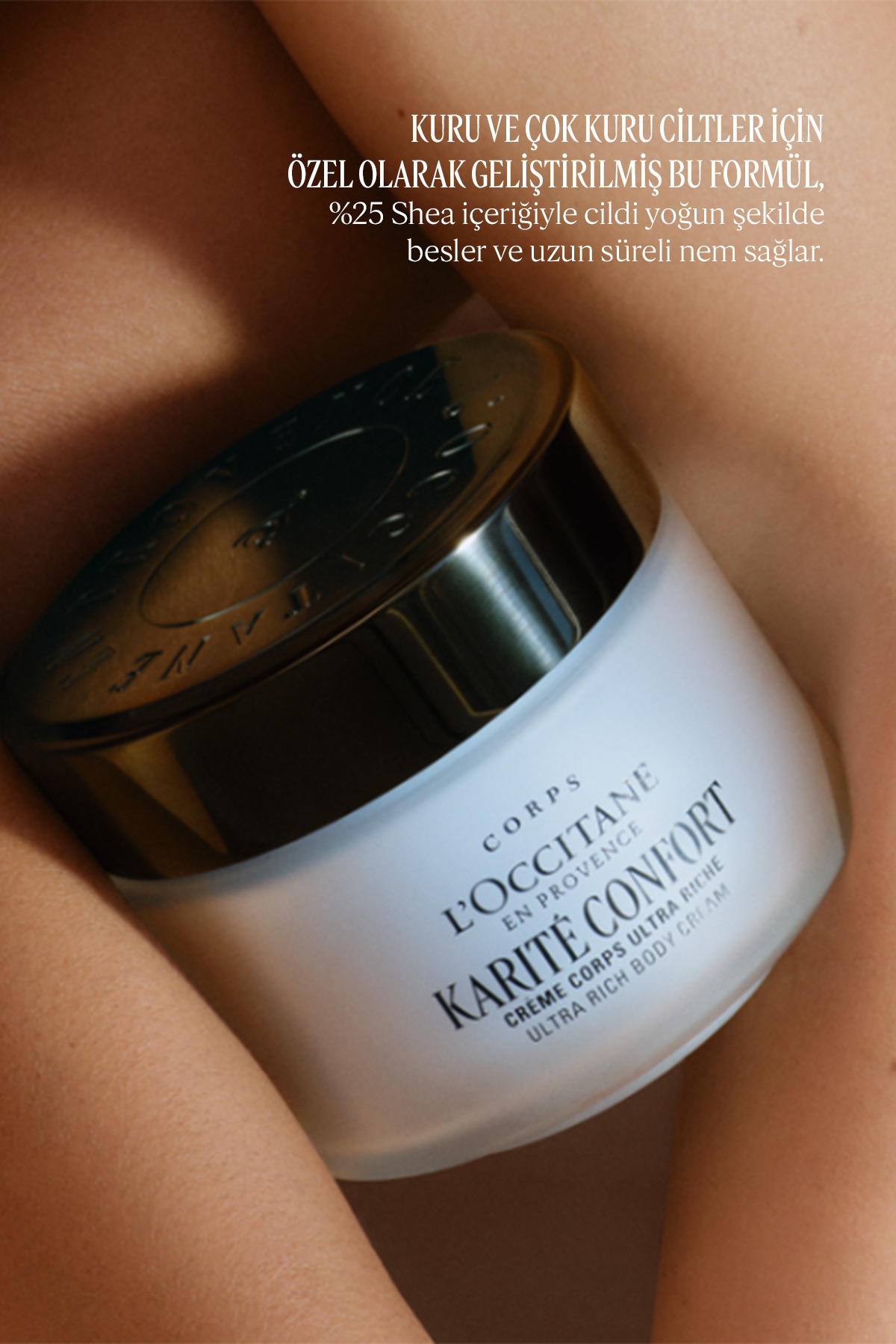 Shea Yoğun Nemlendirici Vücut Kremi, Kuru ve Çok Kuru Ciltler için, %25 Shea Yağı İçeren, 200 ml — 01CC200K26 — تصویر 4 از 8