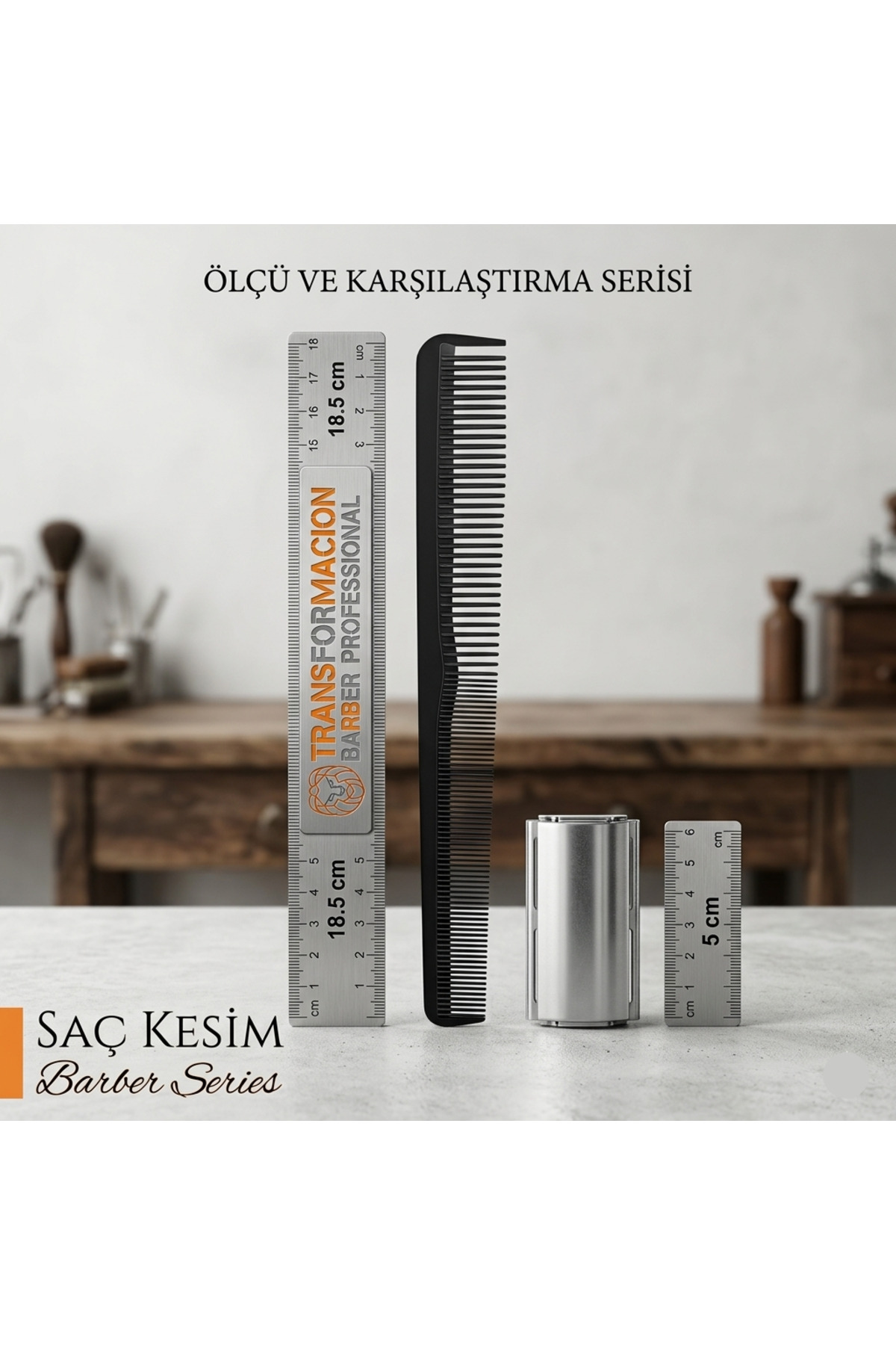 Karbon Saç Kesim Tarağı Antistatik Isıya Dayanıklı Berber Kuaför Saç Kesim Tarağı 720593 — مشکی 7430000720593 — تصویر 3 از 3