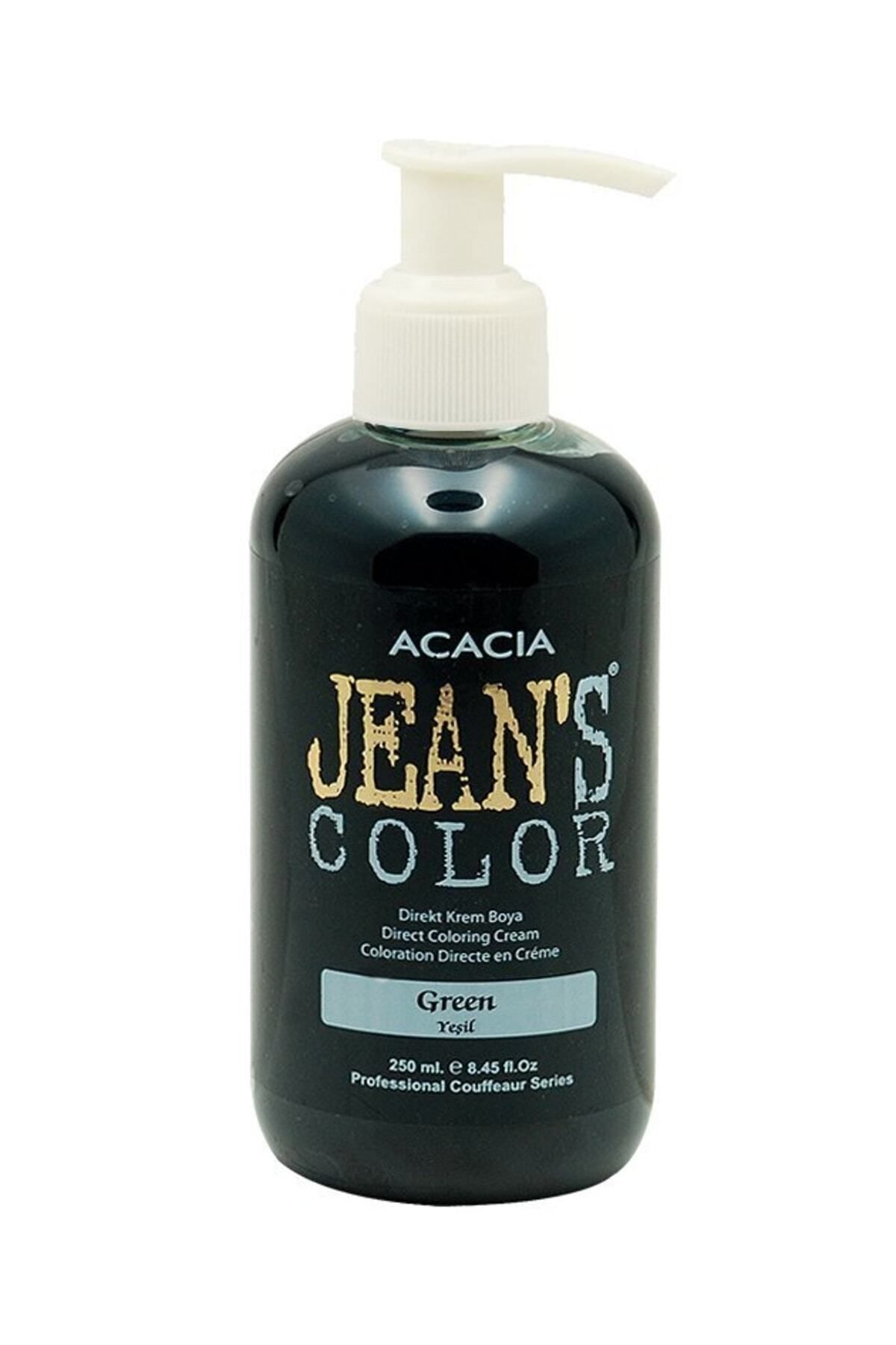 Jean's Color Yeşil 250ml. Green Amonyaksız Balyaj Renkli Saç Boyası — سبز 22222 — تصویر 2 از 4