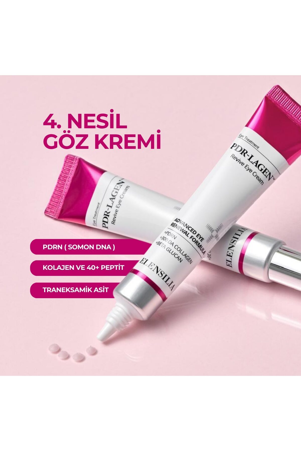 Pdrn Somon DNA, Traneksamik Asit ve Kolajen İçeren Kırışıklık Karşıtı Pdr-Lagen Göz Kremi — 8800245031331 — تصویر 3 از 5
