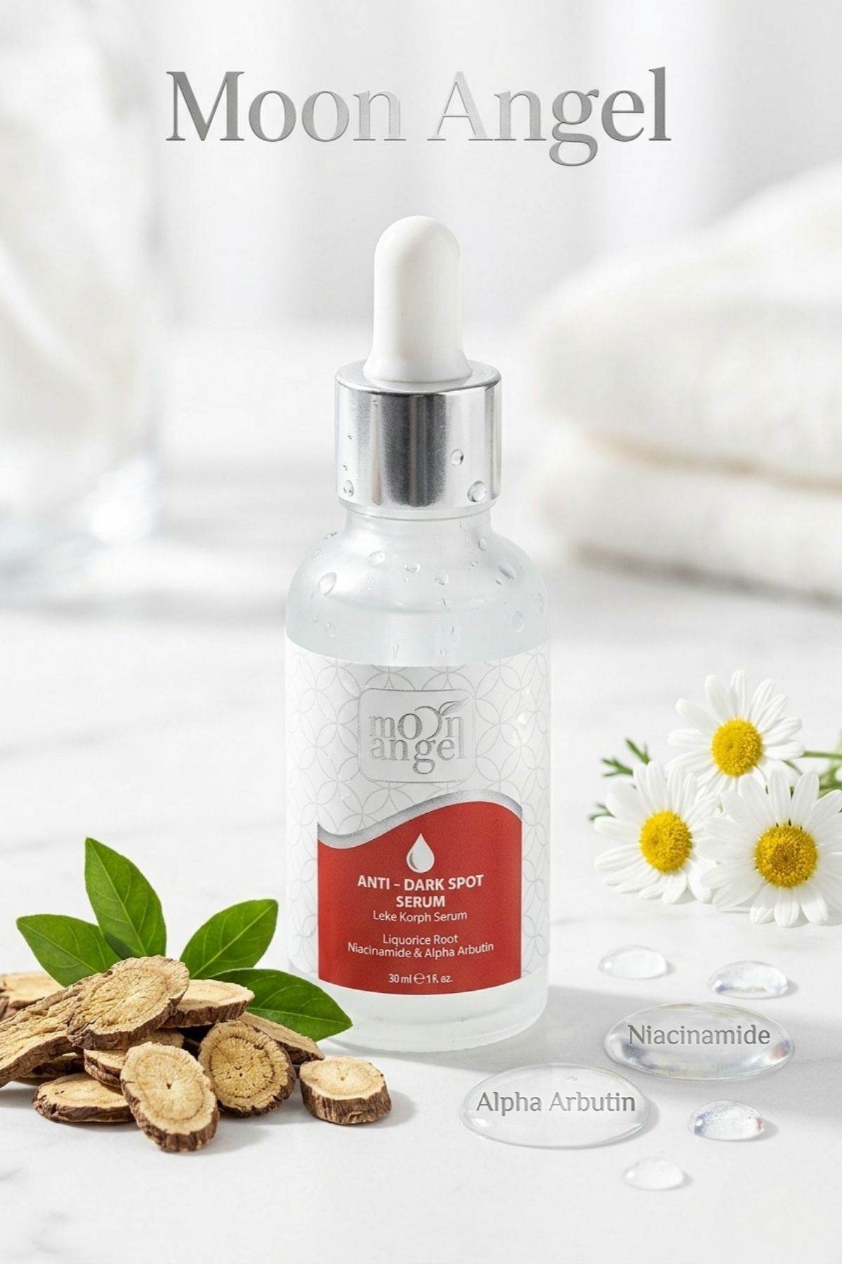 Anti Dark Spot Serum 30 ml Lekeli Ciltler İçin Cilt Tonu Eşitleyici Yüz Serumu (Arbutin + Niacinamide) — görsel 4 · 8685218400372