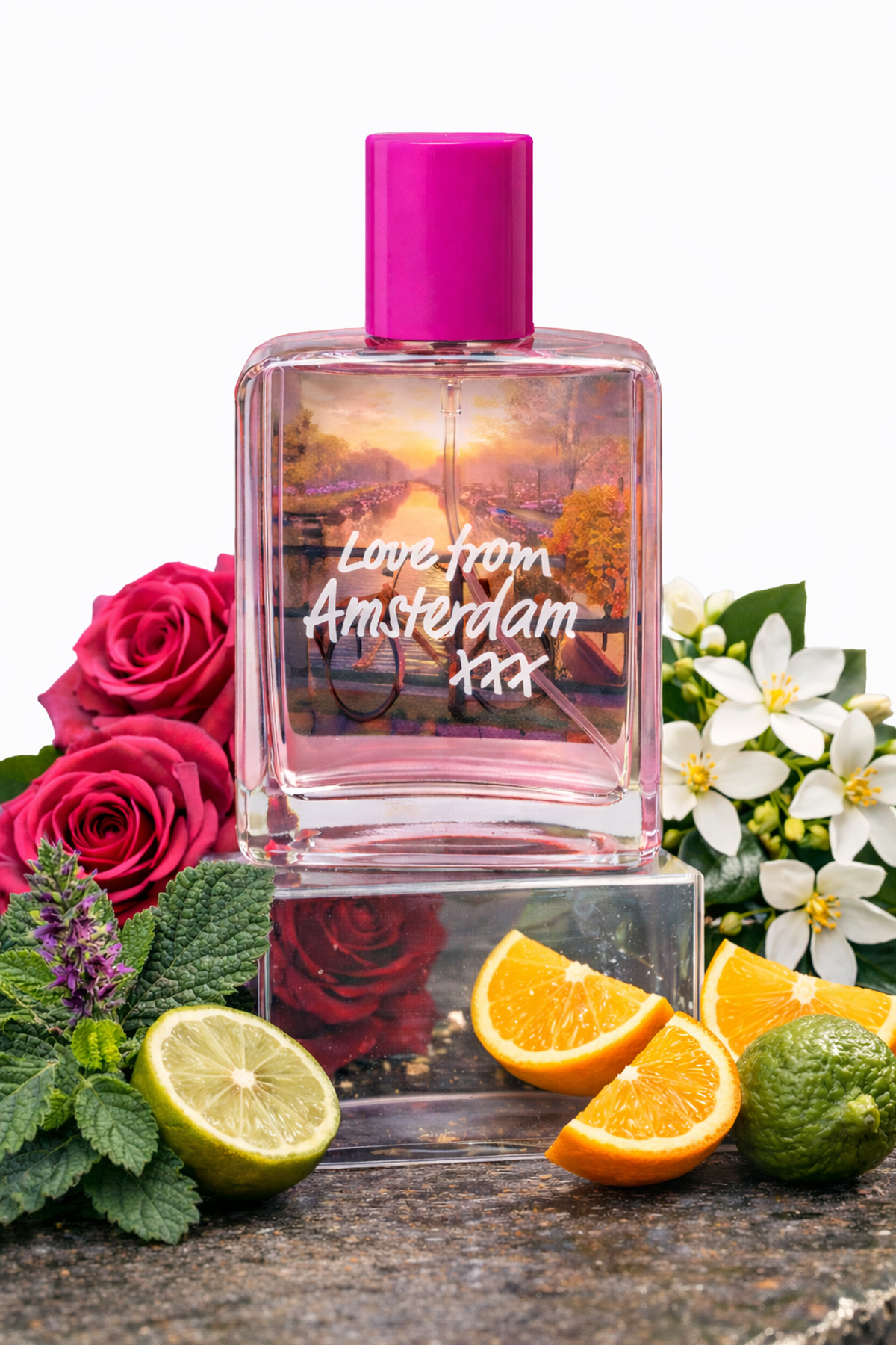 عطر زنانه Love From Amsterdam EDT 100 ml با رایحه برگاموت و پچولی گلدار