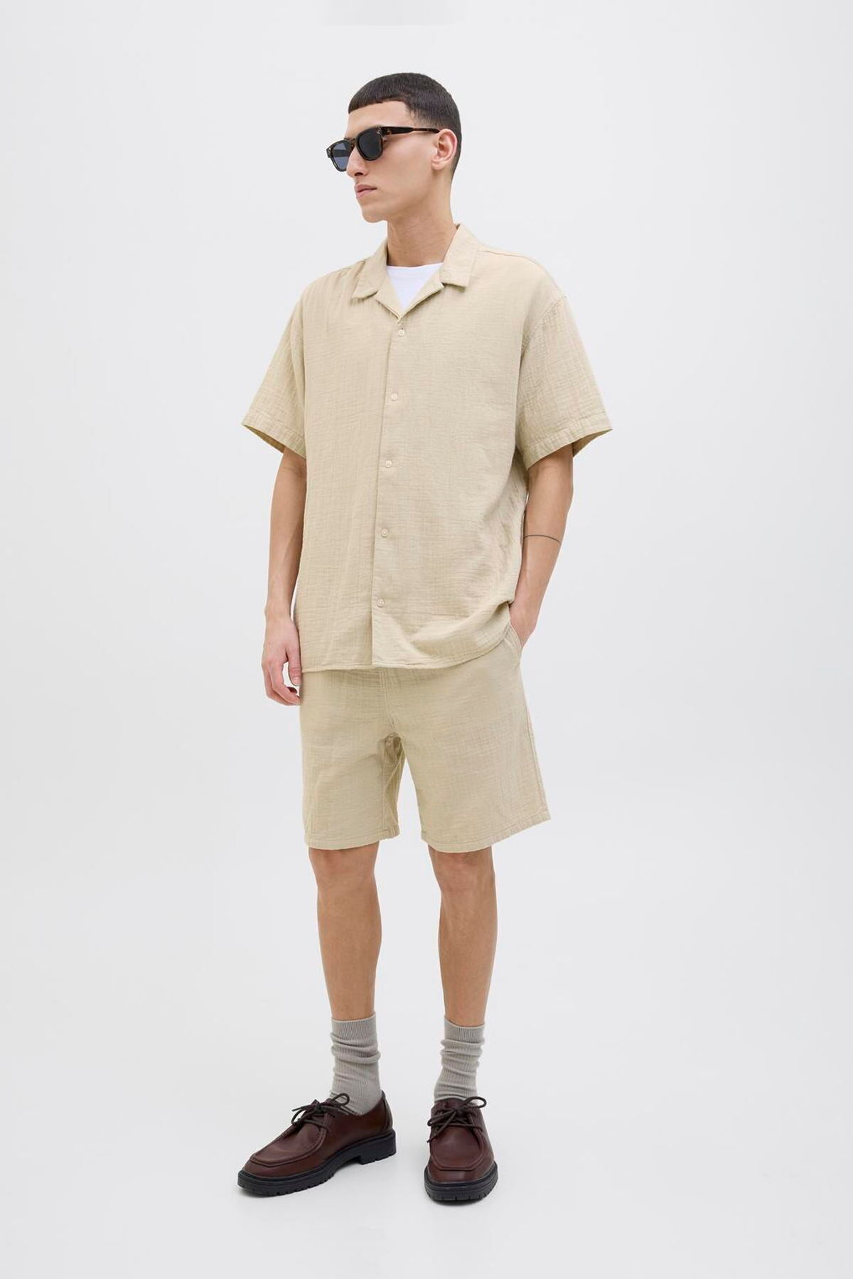 شلوارک مردانه جک جونز مدل 12274758 جک اند جونز شلوارک برمودا Jack & Jones