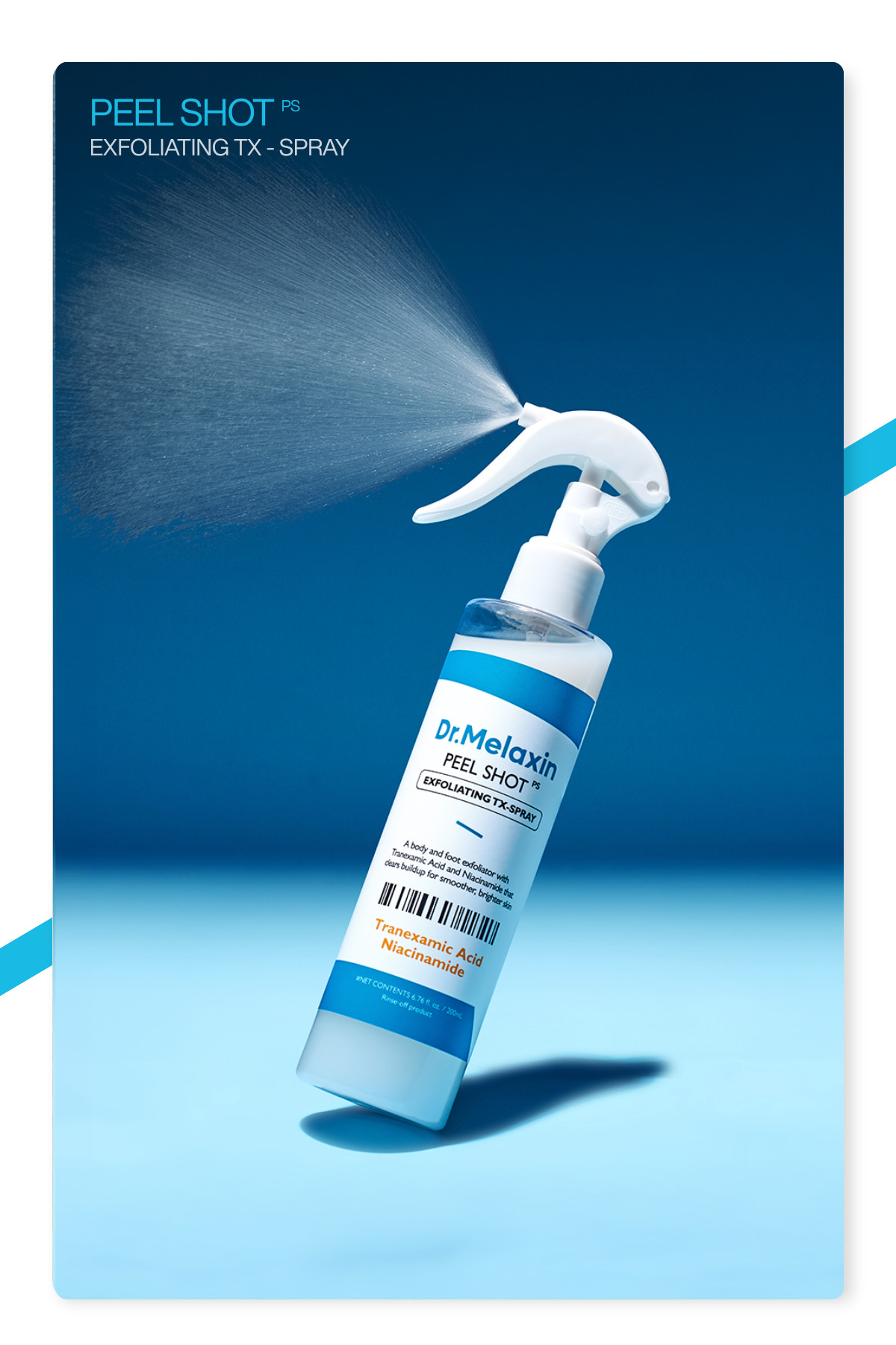 Leke Karşıtı | Aydınlatıcı | Traneksamik Asit içeren | TX Vücut Peeling Spreyi 200ml — 8809886483103 — تصویر 3 از 6