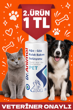 Dr. Animal Dr.Animal 75 ml - yara bakım-kedi köpek için göz bakım- kulak bakı...