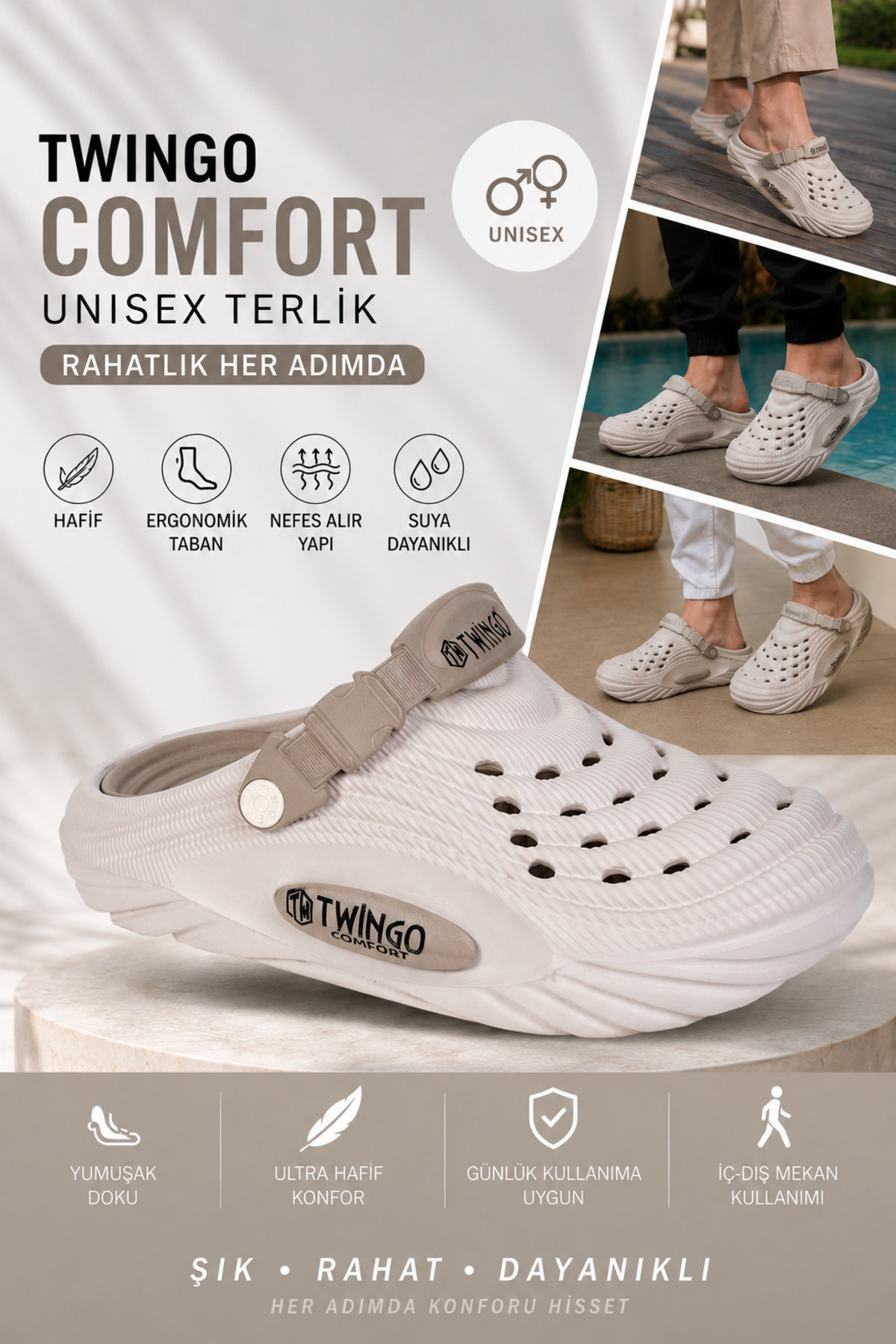 Twingo Günlük Ortopedik Lux Eva Terlik Unisex