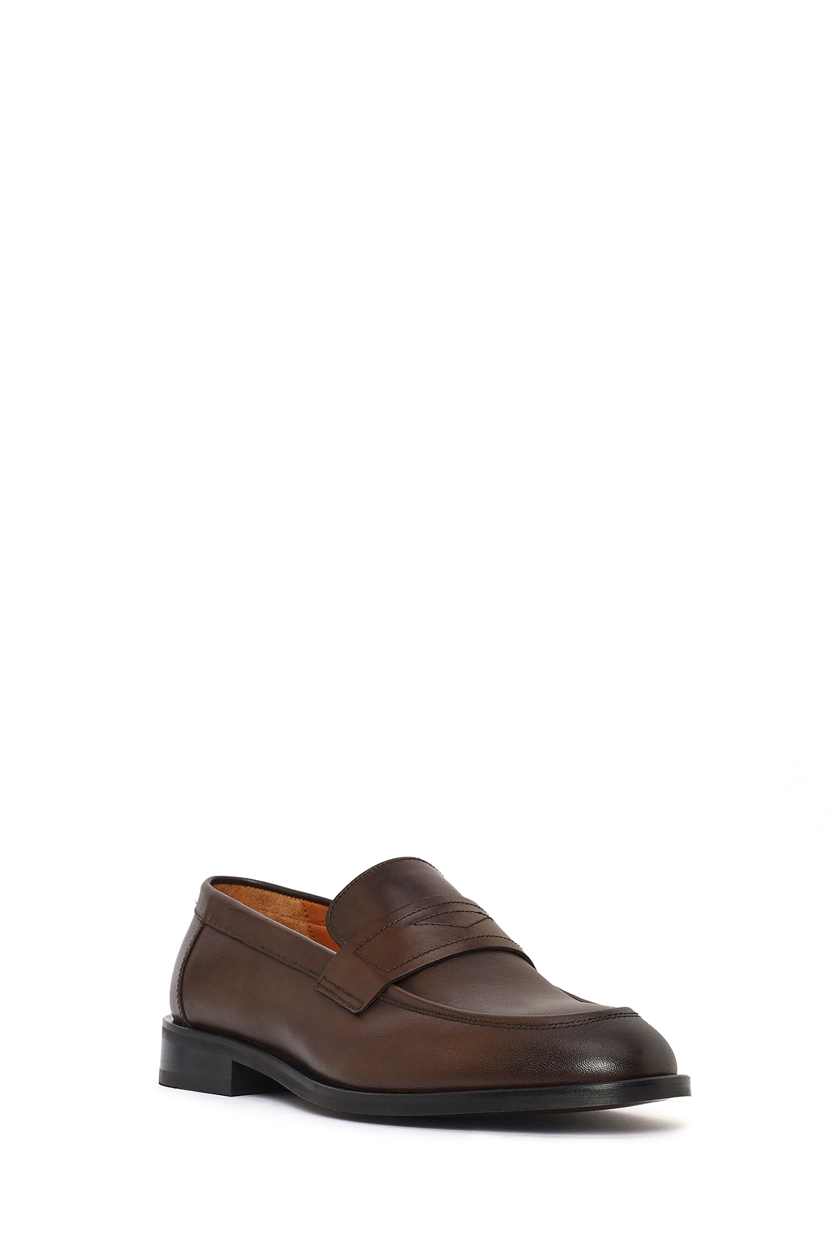Derimod Erkek Kahverengi Deri Klasik Loafer 26SFD622418 görsel 7