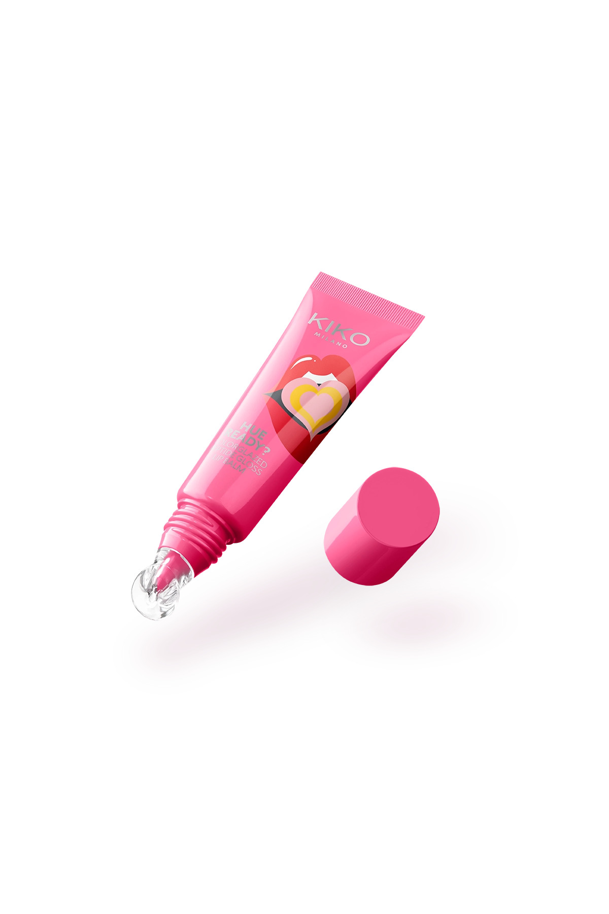 Kiko Hue Ready? Colorglazed Peptide Lip Gloss Balm — صورتی KC000001255