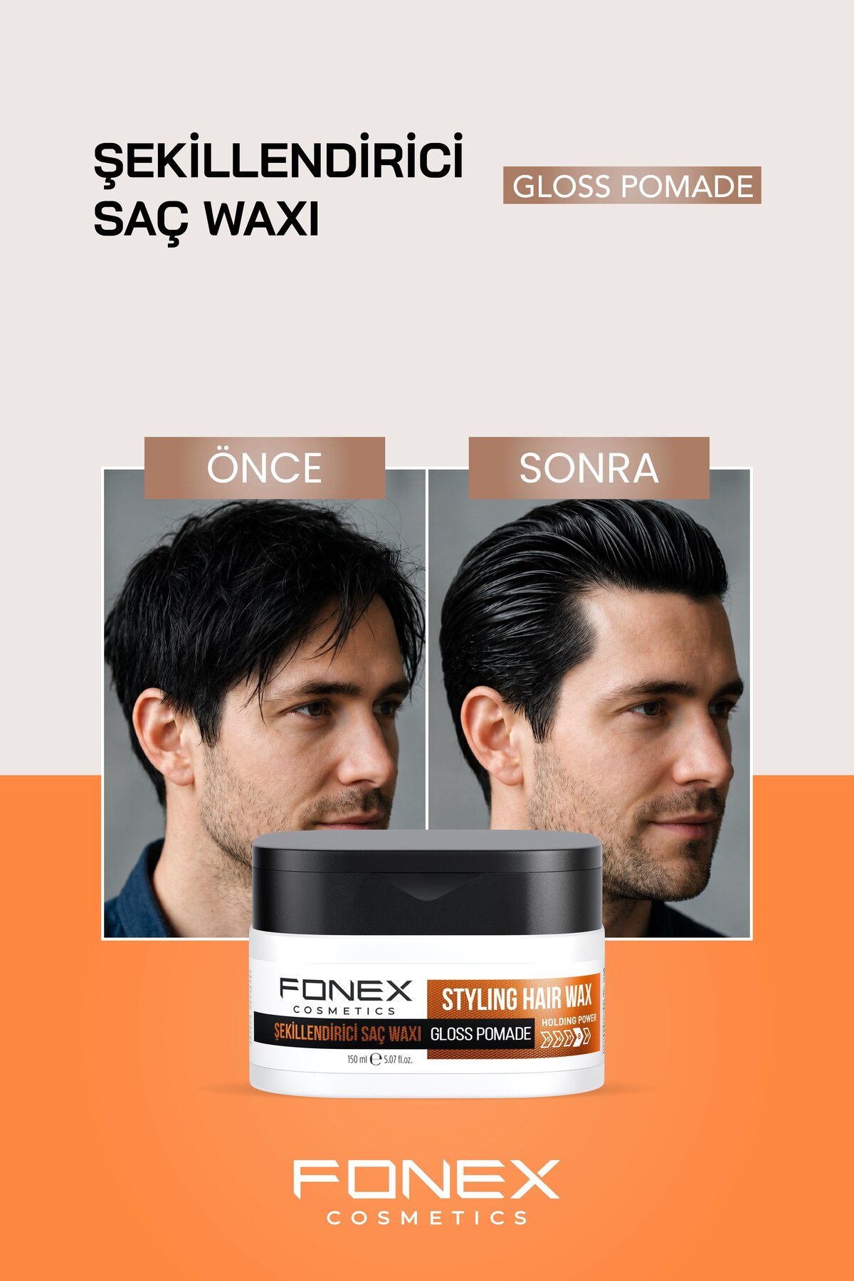 موم براق مو حالت دهنده پوماد 150 میلی لیتری — رنگارنگ XN69KQLYC6 — تصویر 4 از 5