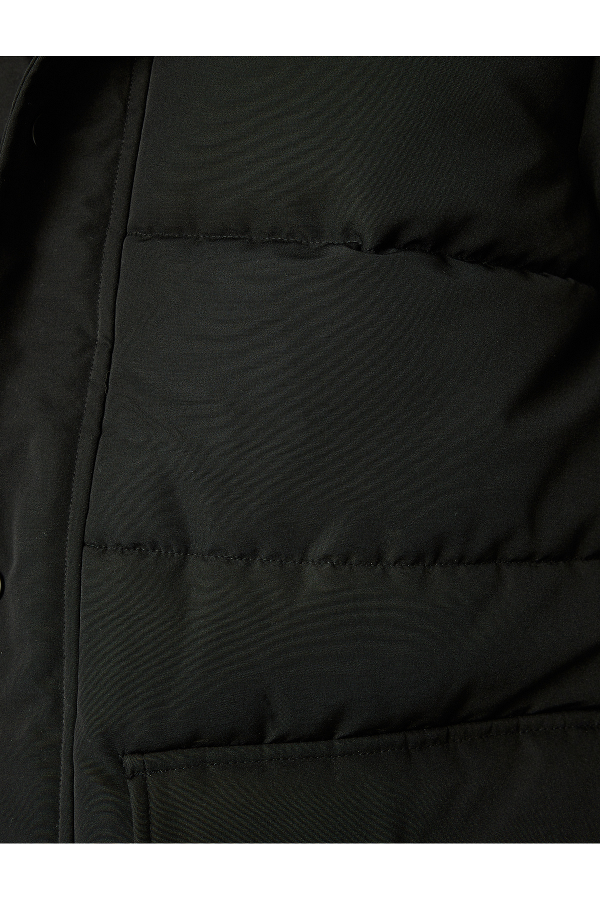 Şişme Mont Kapşonlu Fermuarlı Cep Detaylı Slim Fit — مشکی 5WAM00012HW — تصویر 6 از 8