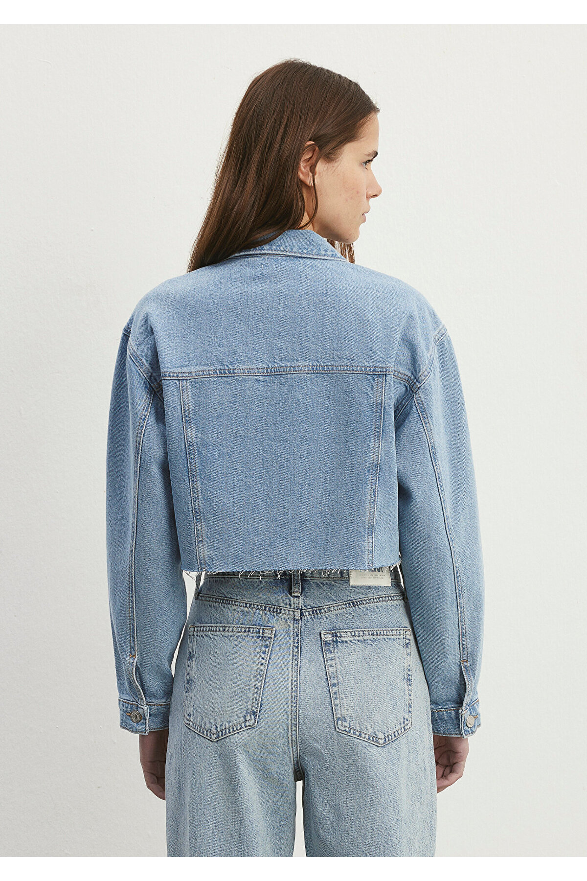 Mavi  Brenda 90lar Indigo Mavisi Jean Ceket 1110118-86443 - Görsel 3