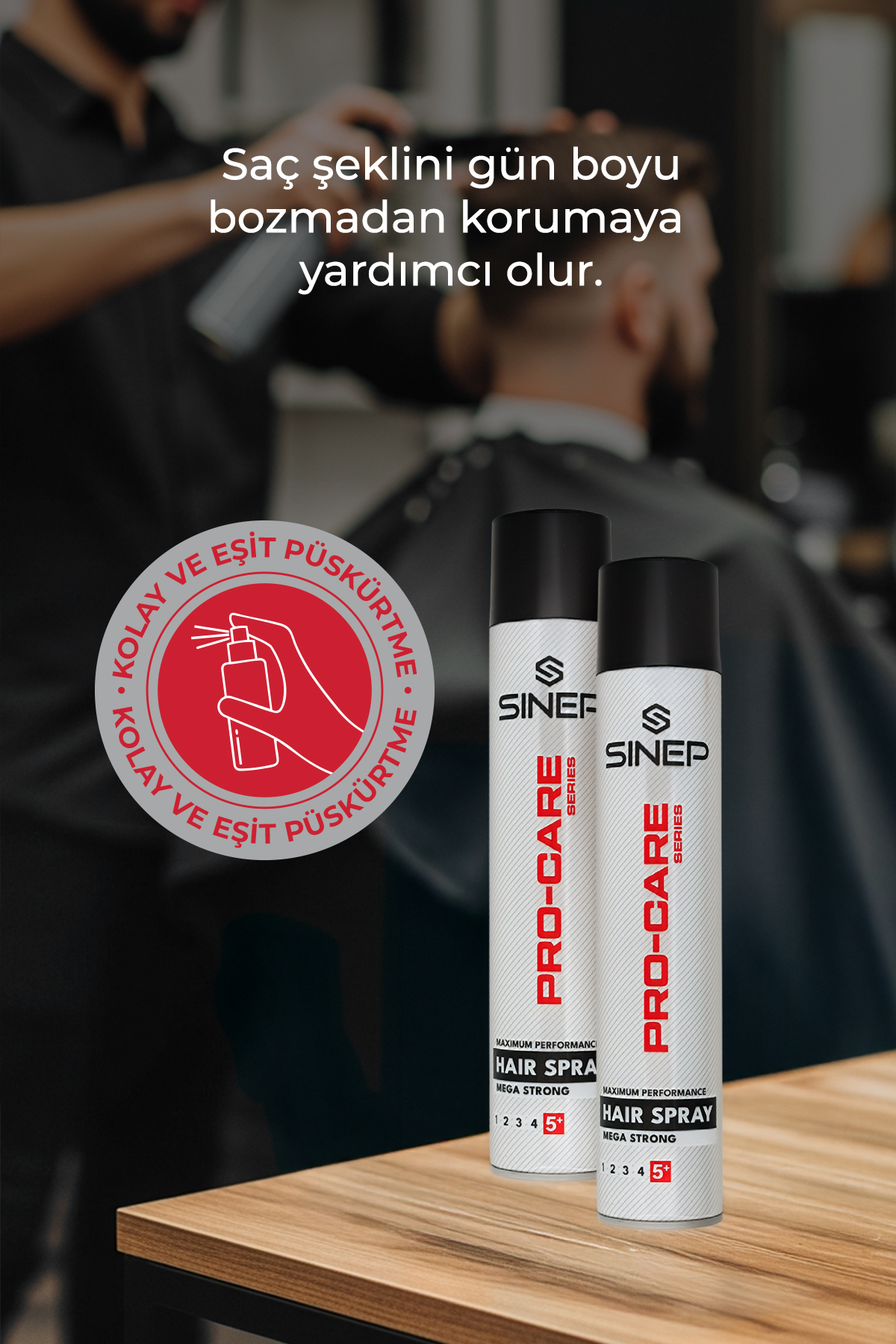 Saç Spreyi 400 ml Mega Güçlü Sabitleme — 8684117800566 — تصویر 4 از 5