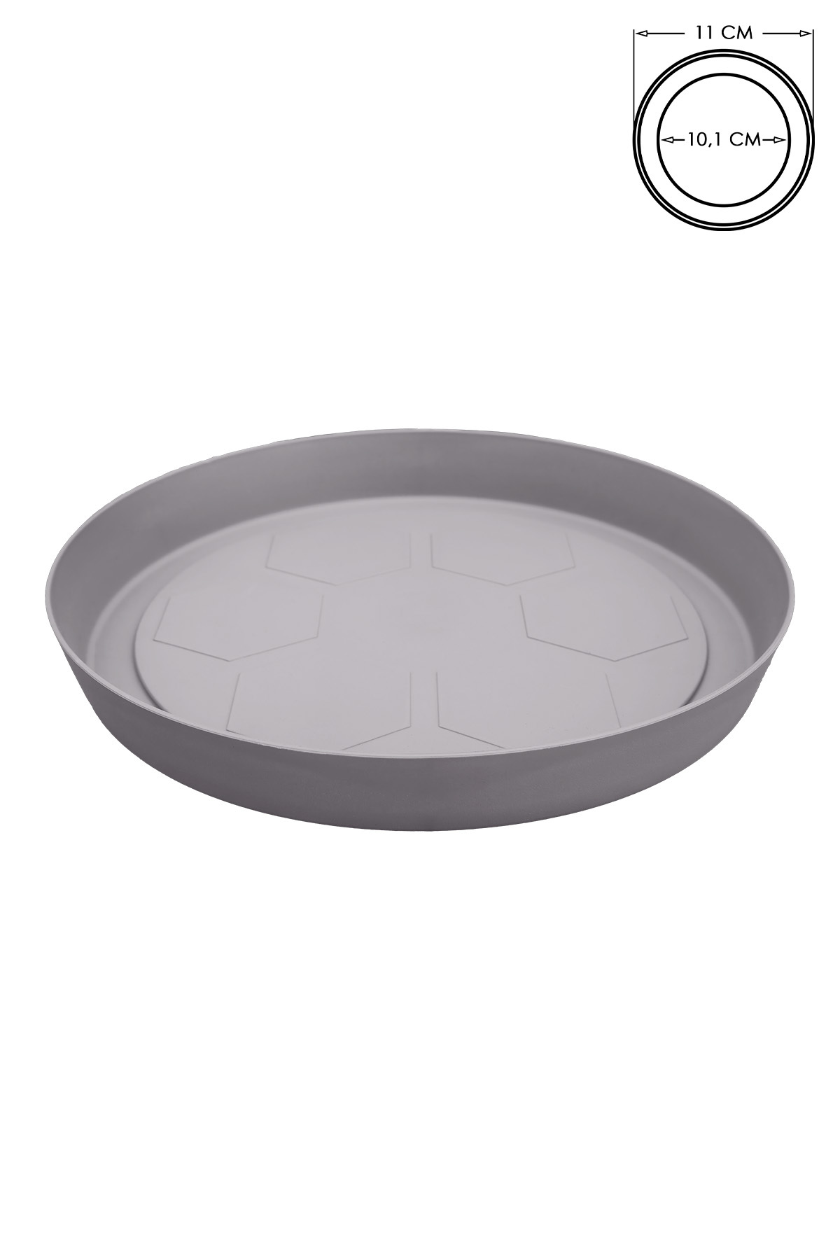 ToXA Saksı Tabağı 20cm Yalı Vaha No5 Tabak Mocha Serinova Saksısı