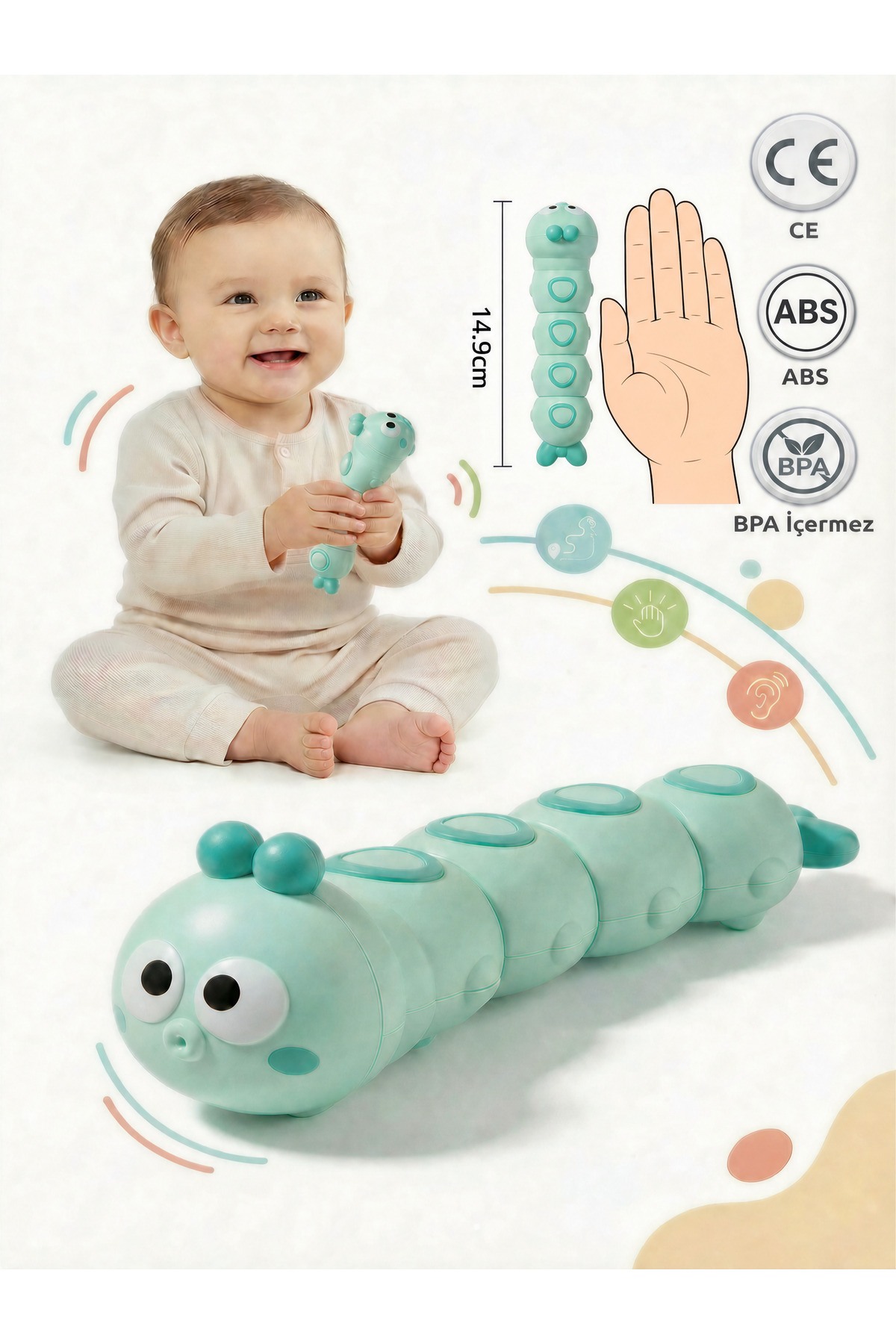 Multiple Caterpillar Party Toys, Sensory Toys, Parent-Child Interactive Gifts