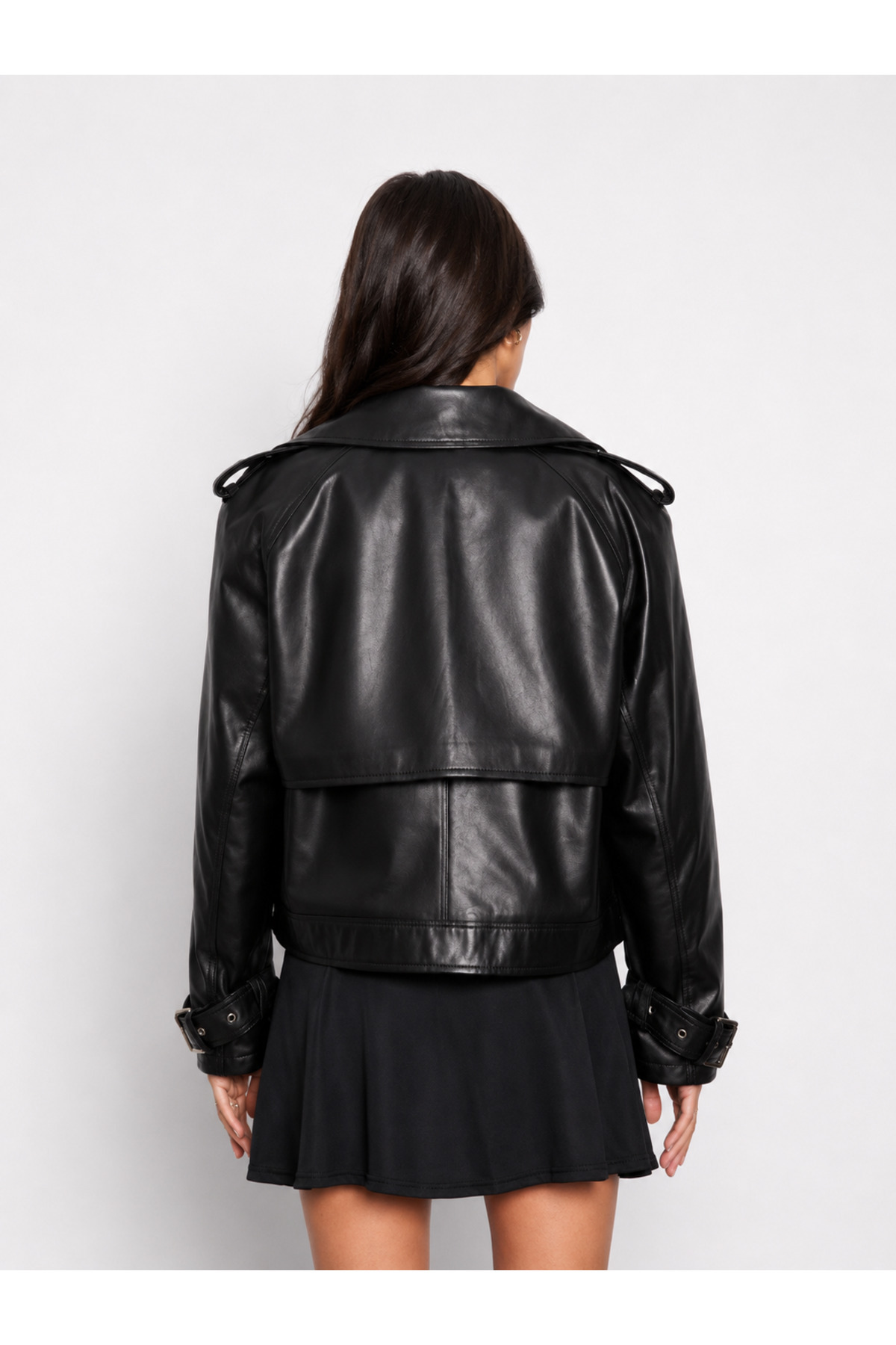 The Leather Craft Hakiki Kadın Deri Ceket görsel 7