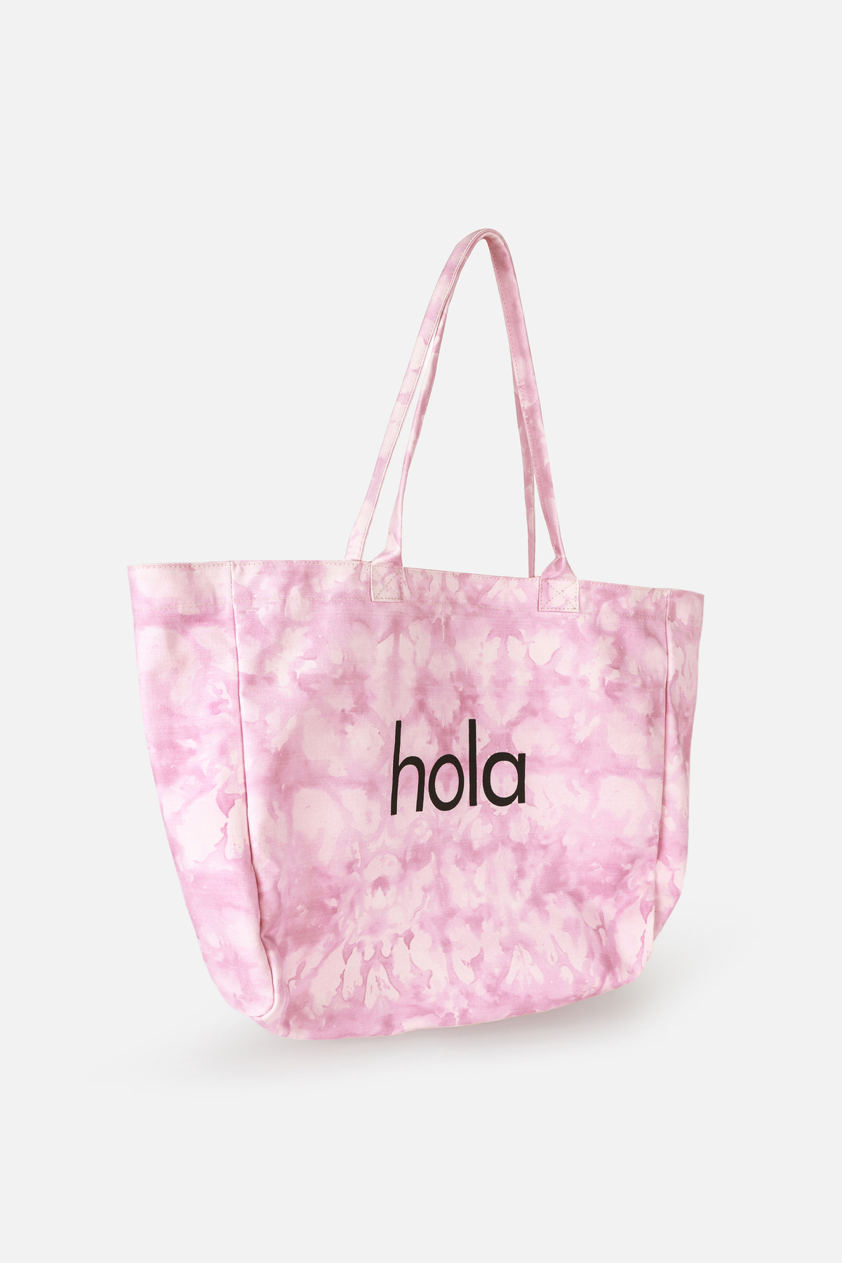 ICONE BAG Icone Pembe Degrade Baskılı Kanvas Omuz Çantası, Degrade Plaj Çantası, Plaj Çantası, Beach Bag görsel 7