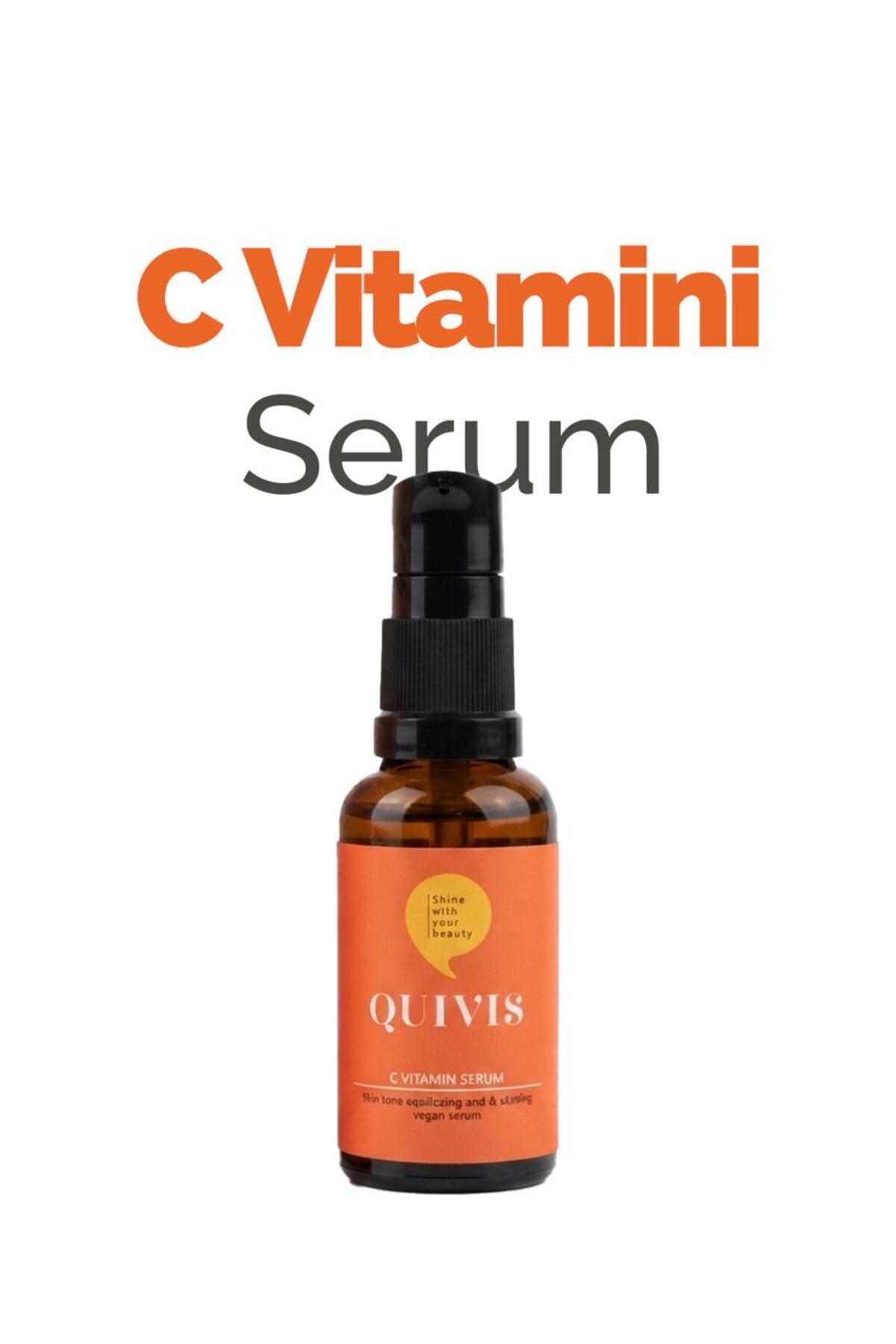 Quivis Cilt Tonu Eşitleyici ve Gözenek Sıkılaştırıcı C Vitamini Serum 30 ML