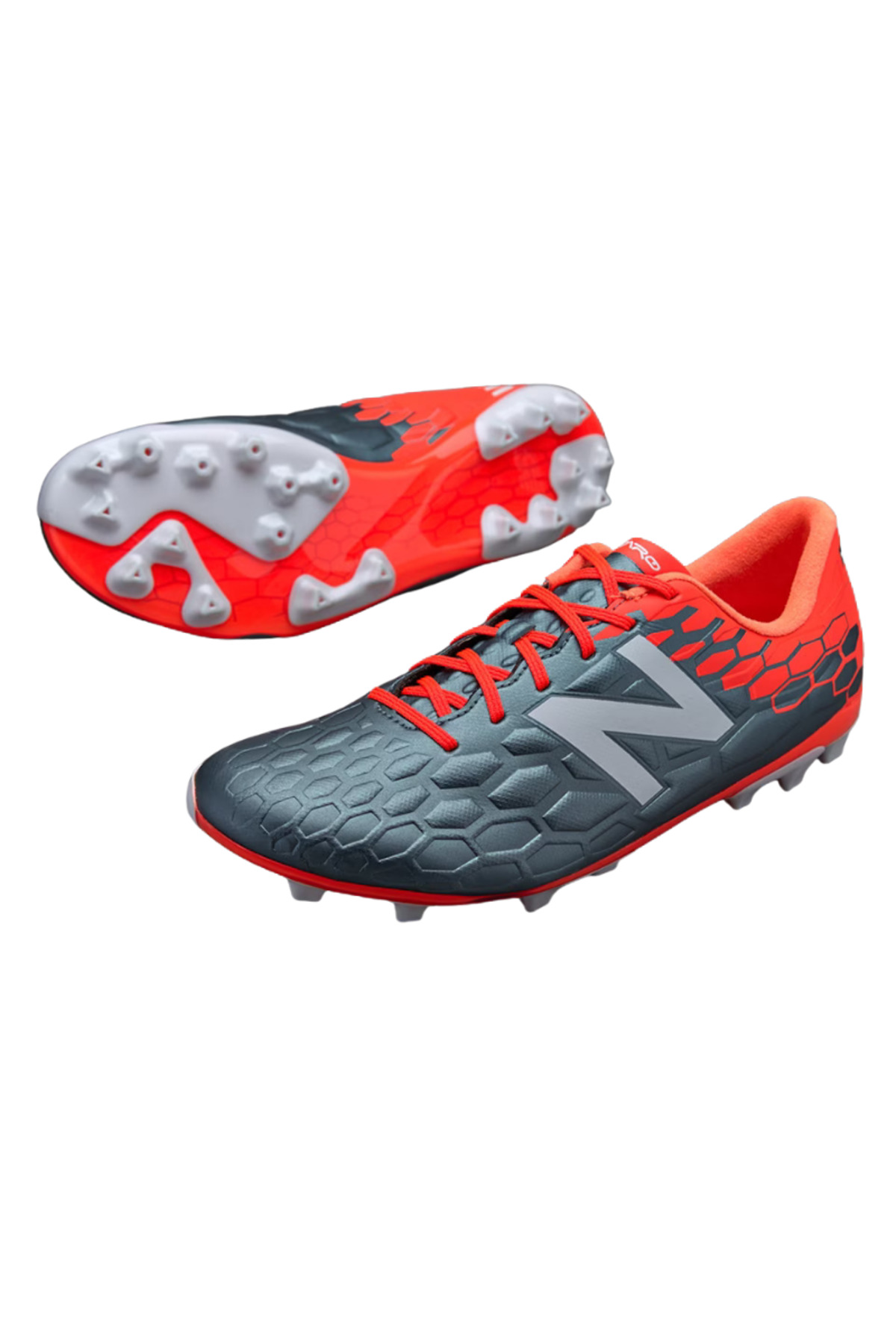 New Balance Visaro 2.0 Mid AG Gümüş Erkek Krampon - MSVMIATT görsel 4