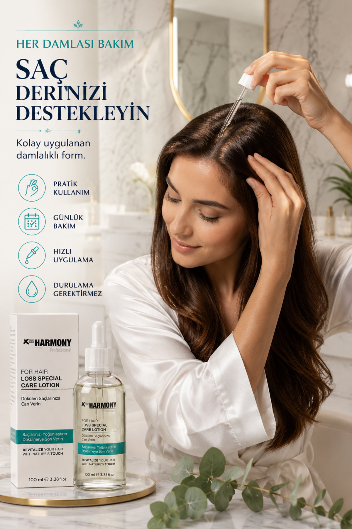 لوسیون مراقبت ویژه ریزش مو، سرم منتول، ۱۰۰ میلی لیتر — XPH-8682887911772 — تصویر 2 از 8