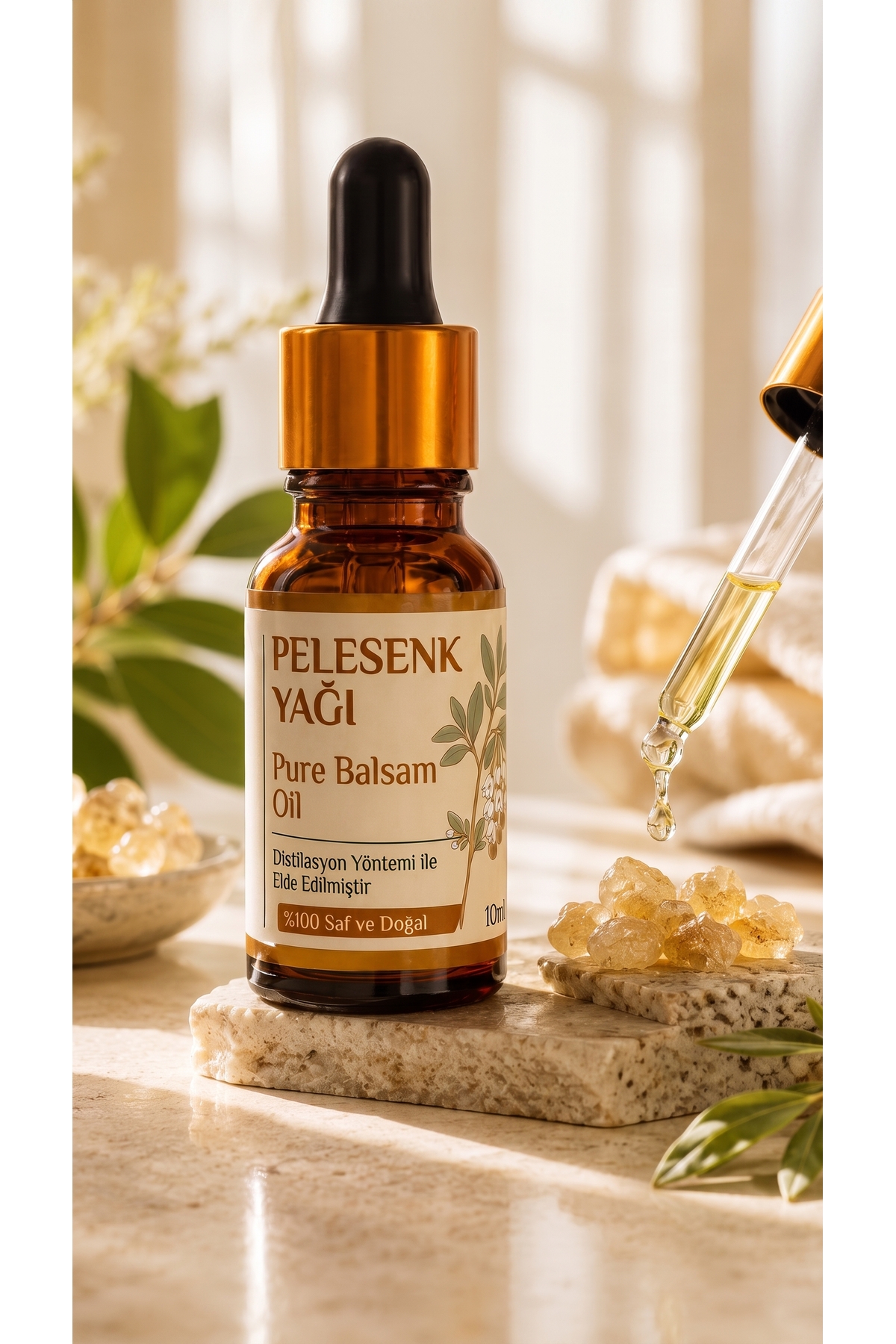 Pelesenk Yağı 10 ml / %100 Saf Ve Doğal / Copaiba Oil — A1-Pelesenk-yag-10 — تصویر 4 از 8