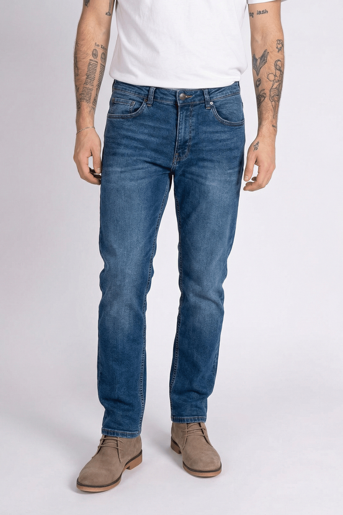 BEST OFFER Harbour Classic Mid Rodeo Erkek Jean Pantolon görsel 5