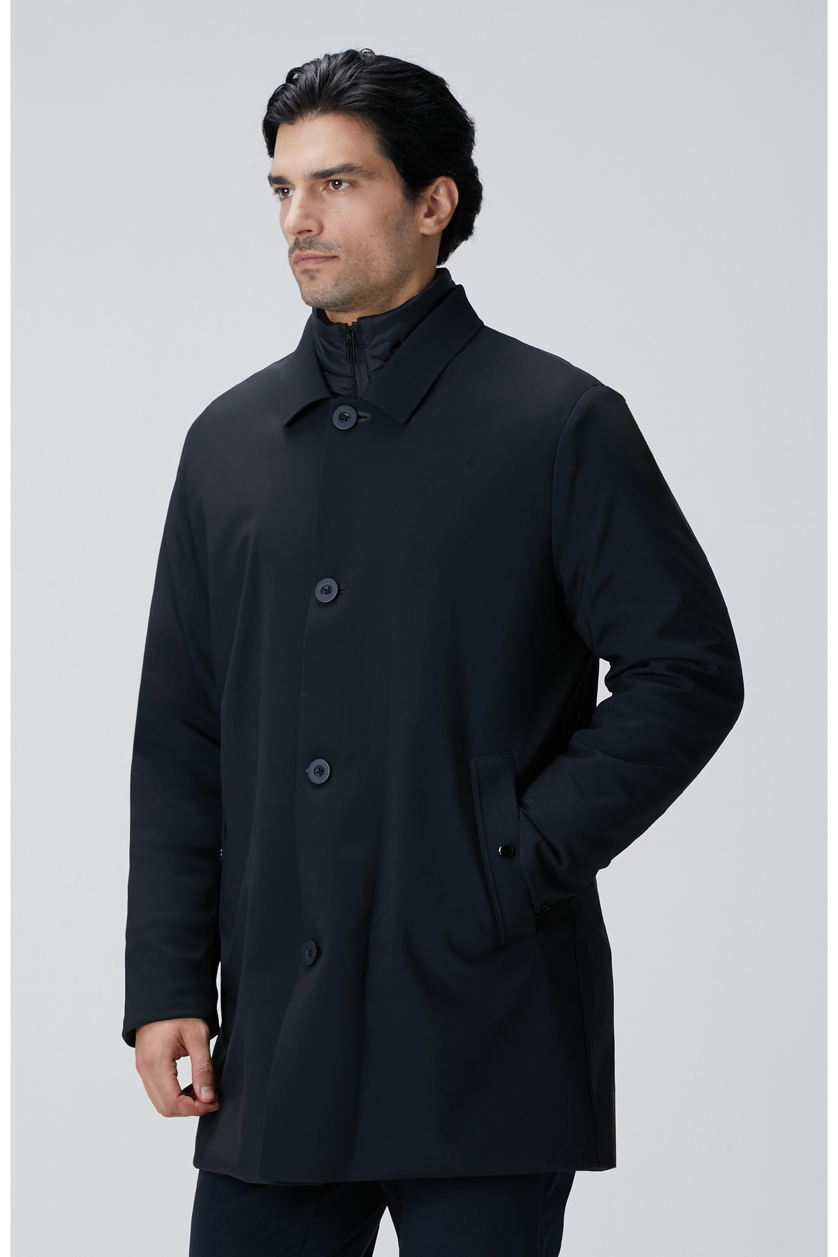 مانتو آبی نیروی دریایی N-Tech — سرمه‌ای 1095559 — تصویر 6 از 9