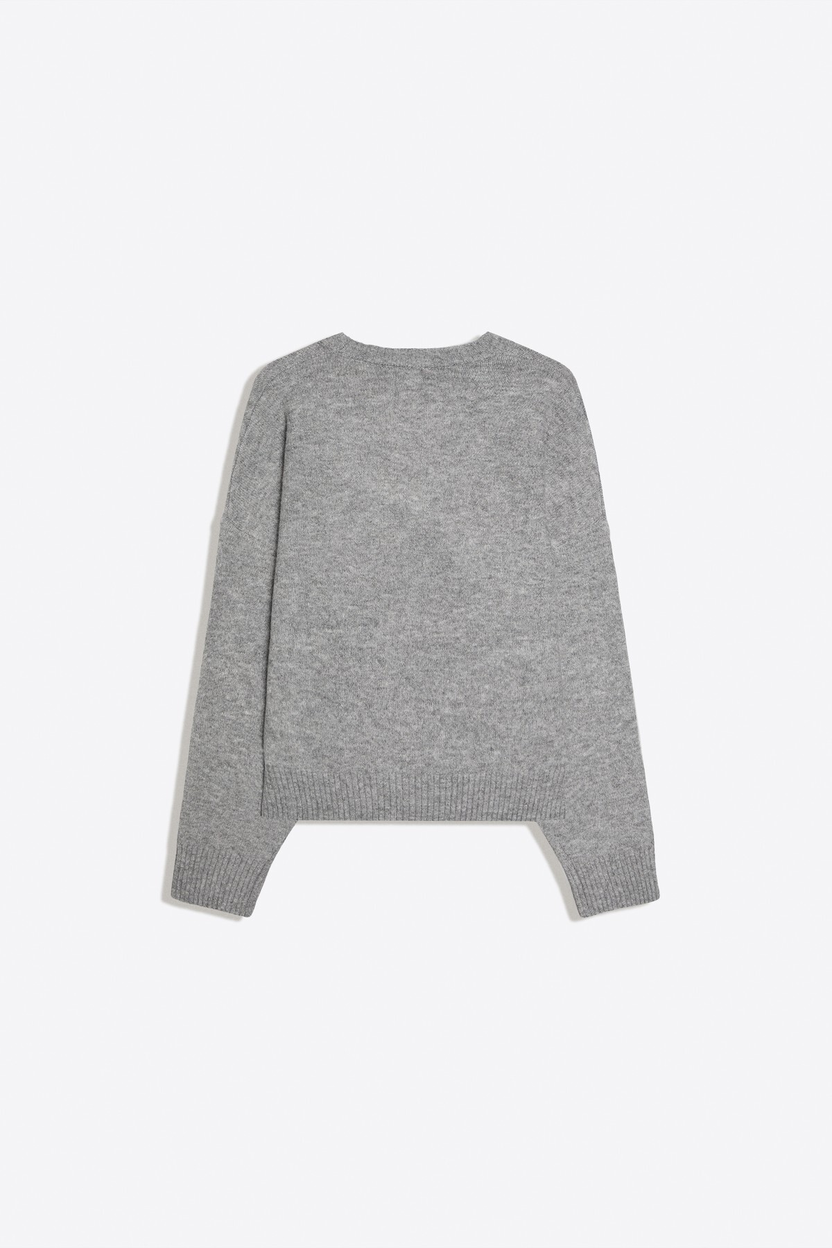 Bershka Bisiklet yaka boxy fit kazak görsel 7