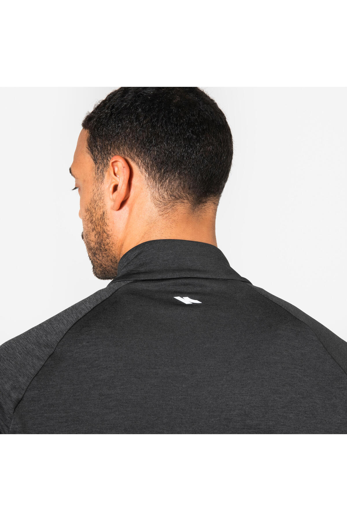Decathlon Kiprun Erkek Uzun Kollu Koşu Tişörtü - Siyah - Kiprun Run 100 görsel 4