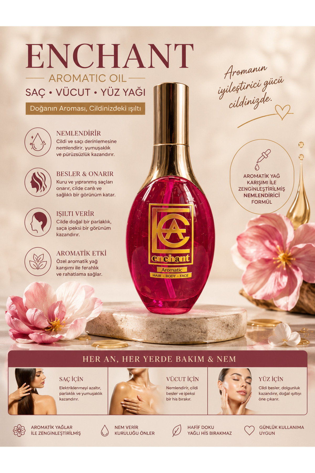 روغن معطر مو، بدن و صورت ۱۲۰ میلی‌لیتر — ۱۰