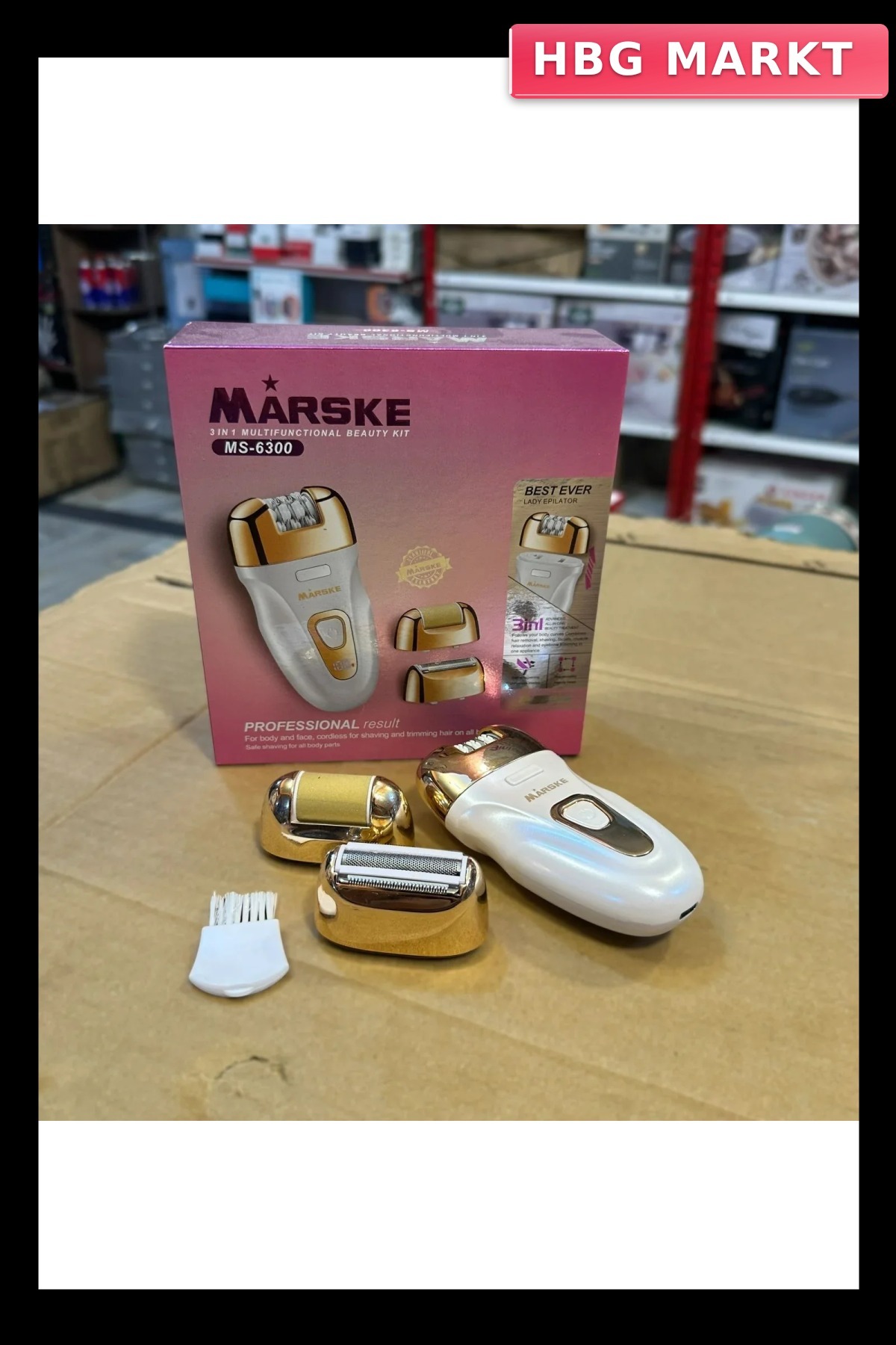  دستگاه اپیلاسیون سه کاره Marske Silk Epil MS-6300 — TKT-6D3E-MOD-564789GTA16617-2278F  — تصویر 3 از 3