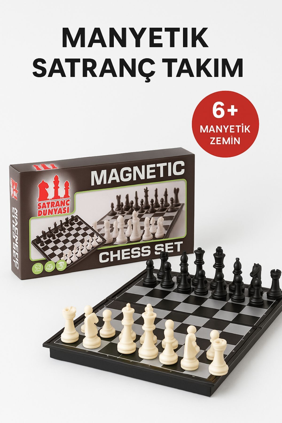TOYFEST Manyetik Zeminli Satranç Takımı – Sarsılmadan Oynayın - Fiyatı