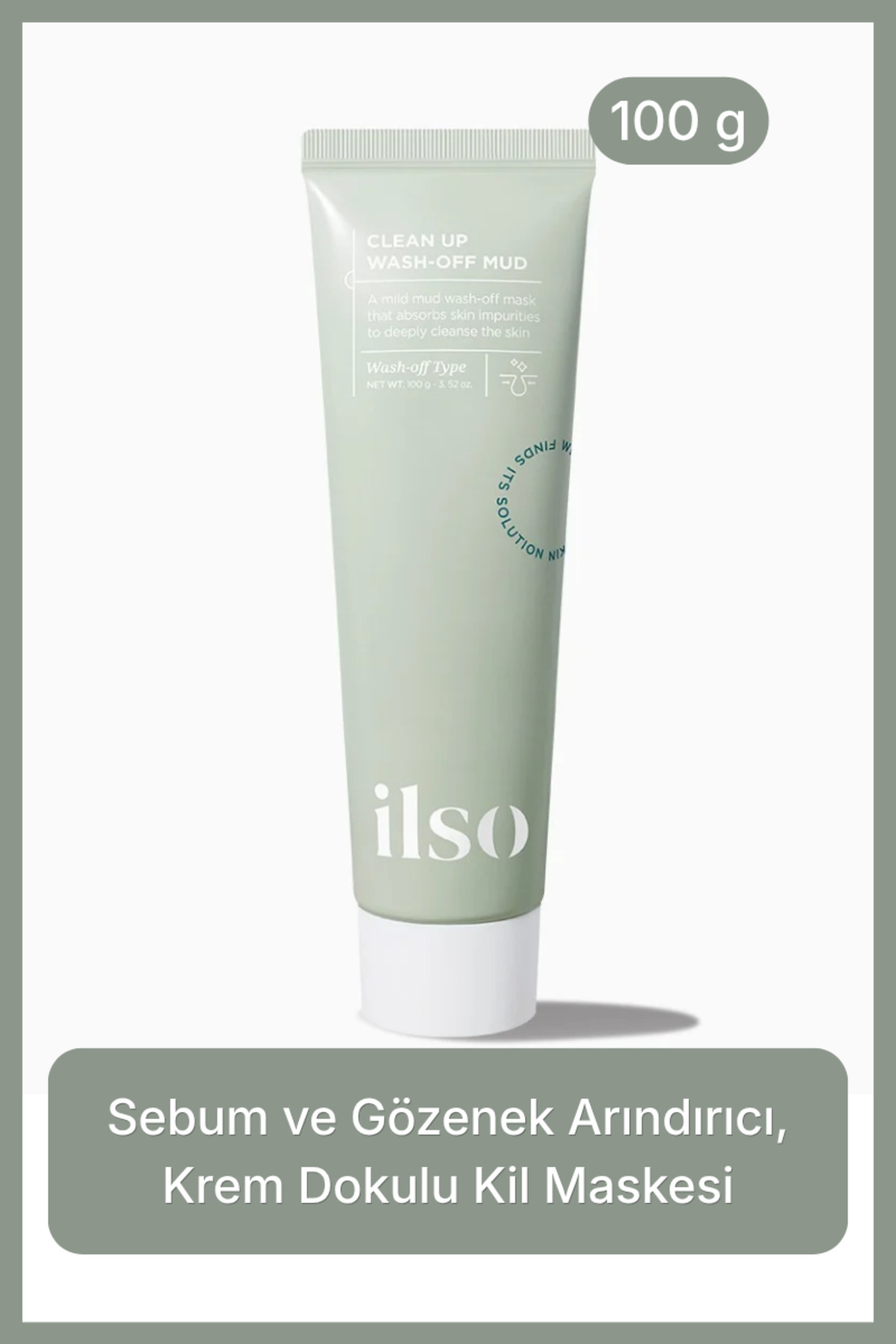 İlso GÖZENEK ARINDIRICI KİL MASKESİ ( Amazon Beyaz Kil + %25 Kaolin ) — 8809635332881