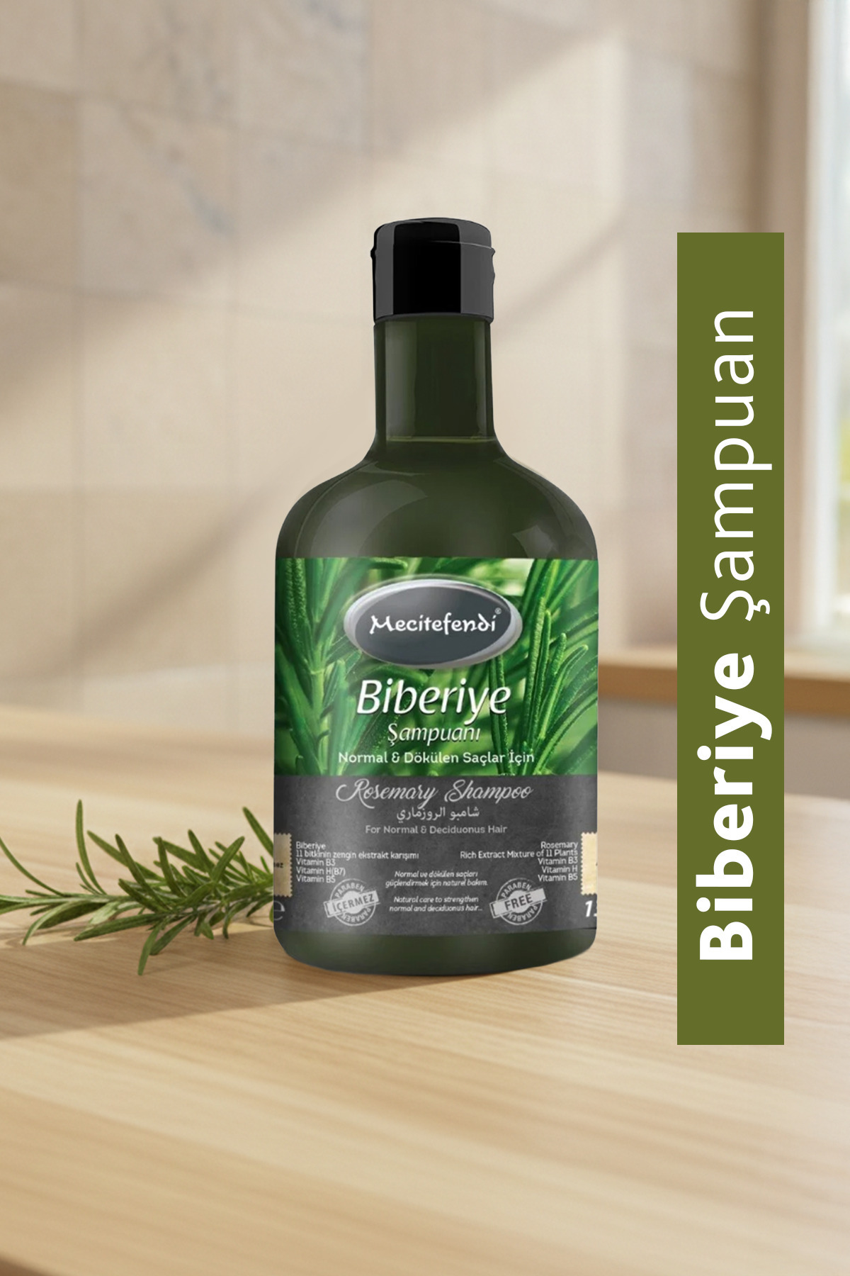 Mecitefendi MECİTEFENDİ BİBERİYE ŞAMPUANI 400 ML — MM1-074