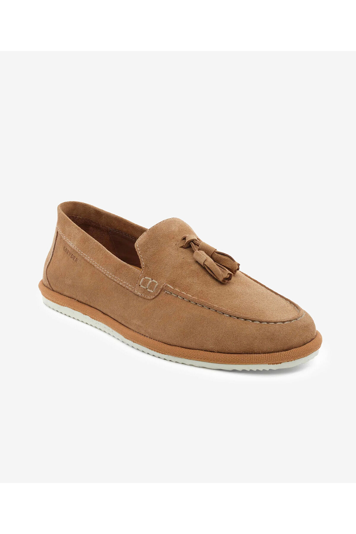 Greyder Erkek Taba Hakiki Deri Loafer Ayakkabı 6Y1LA18330 görsel 2