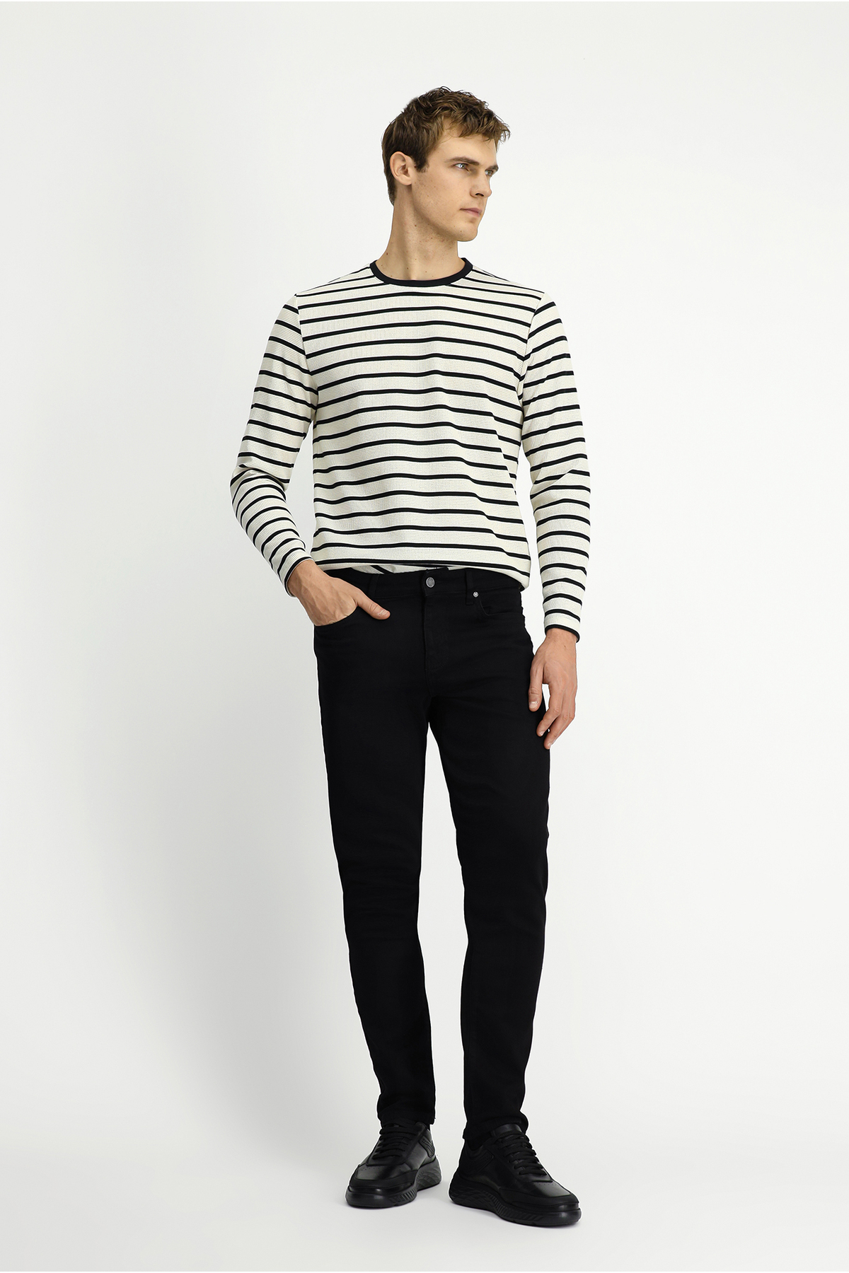 Kiğılı Slim Fit Dar Kesim Likralı Beş Cep Denim Pantolon görsel 3