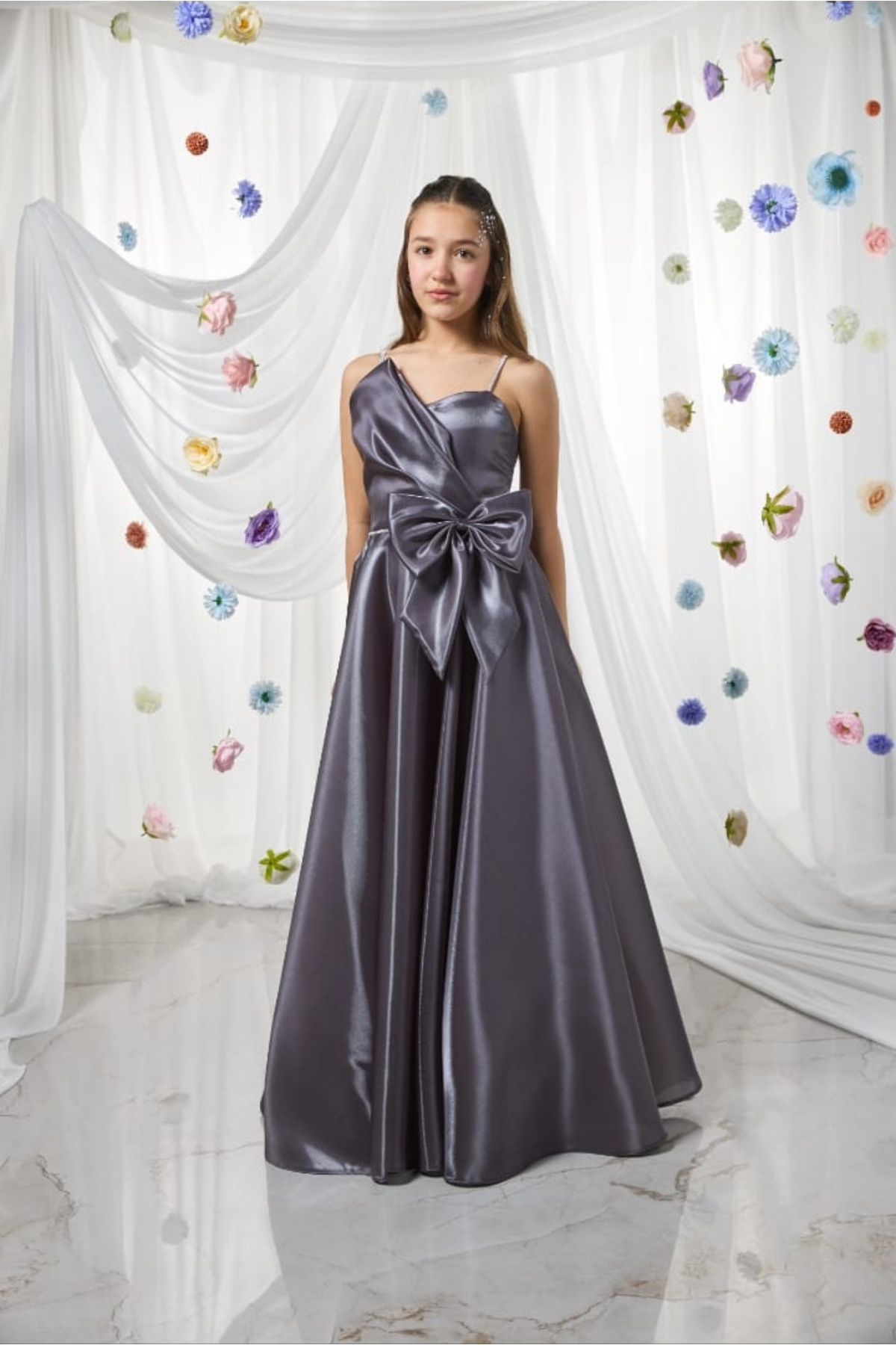 sachin and babi light blue dress Flowing Greek Dress  Florencia