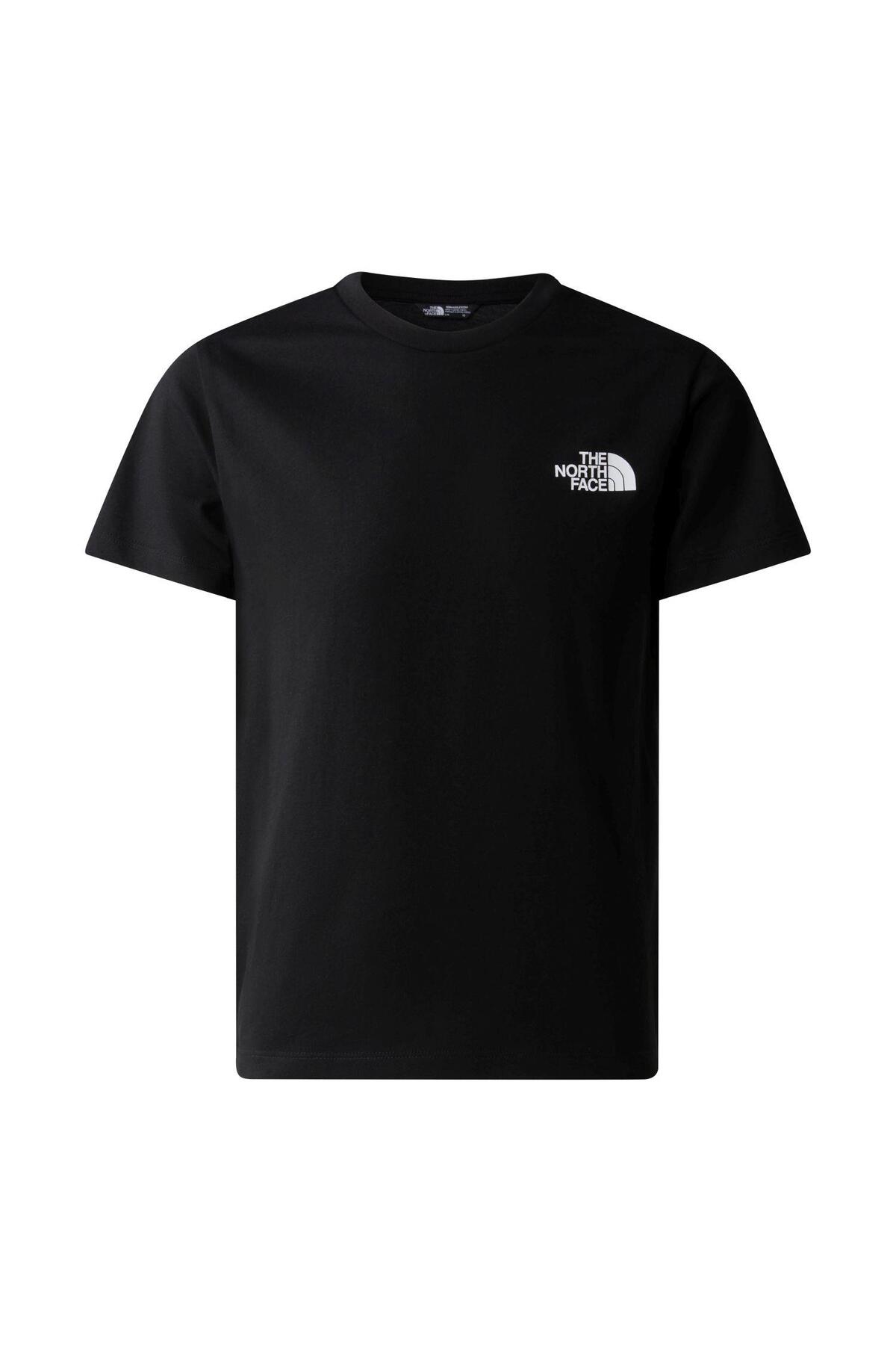 THE NORTH FACE TEEN SIMPLE DOME REGULAR SS TEE Genç Tişört NF0A87T4JK31 Siyah-M